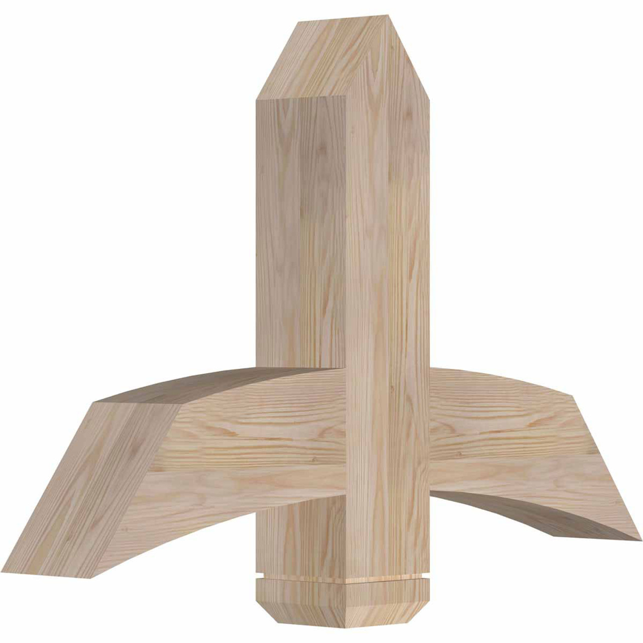 16/12 Pitch Bellingham Smooth Timber Gable Bracket GBW036X24X0606BEL00SDF