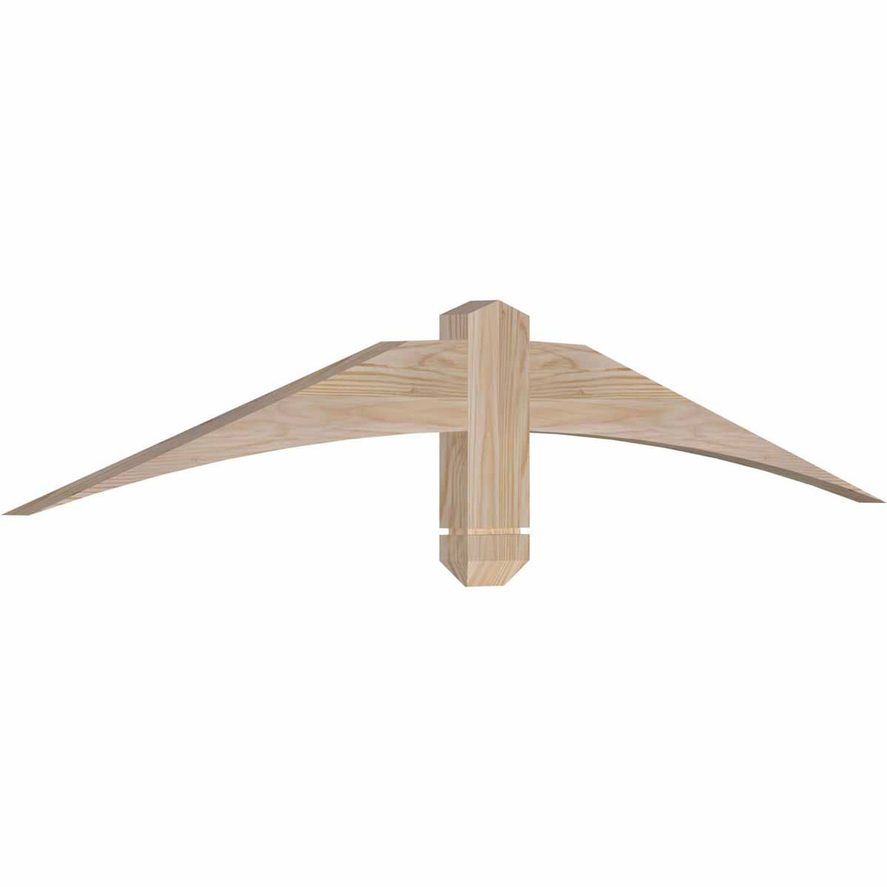 4/12 Pitch Bellingham Smooth Timber Gable Bracket GBW048X08X0204BEL00SDF