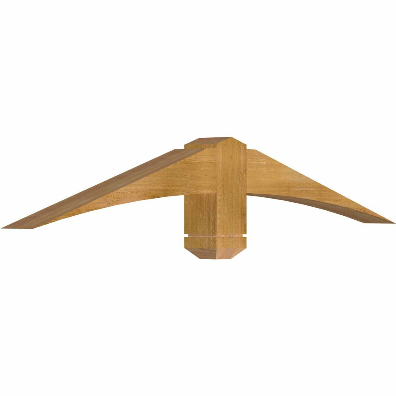 4/12 Pitch Bellingham Rough Sawn Timber Gable Bracket GBW048X08X0404BEL00RWR