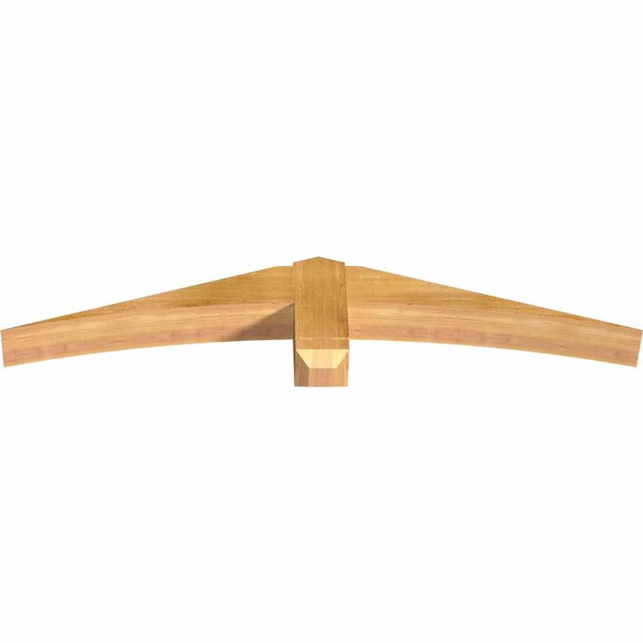 4/12 Pitch Bellingham Rough Sawn Timber Gable Bracket GBW048X08X0404BEL00RWR