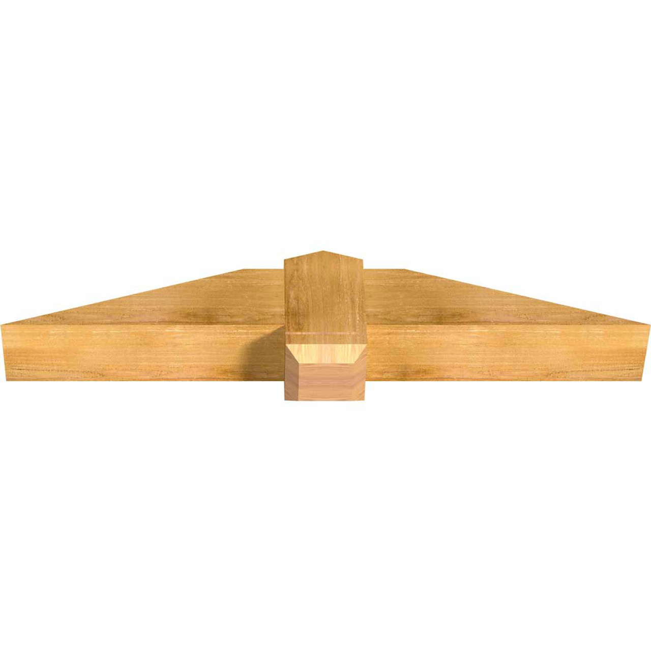 4/12 Pitch Eugene Rough Sawn Timber Gable Bracket GBW048X08X0606EUG00RWR