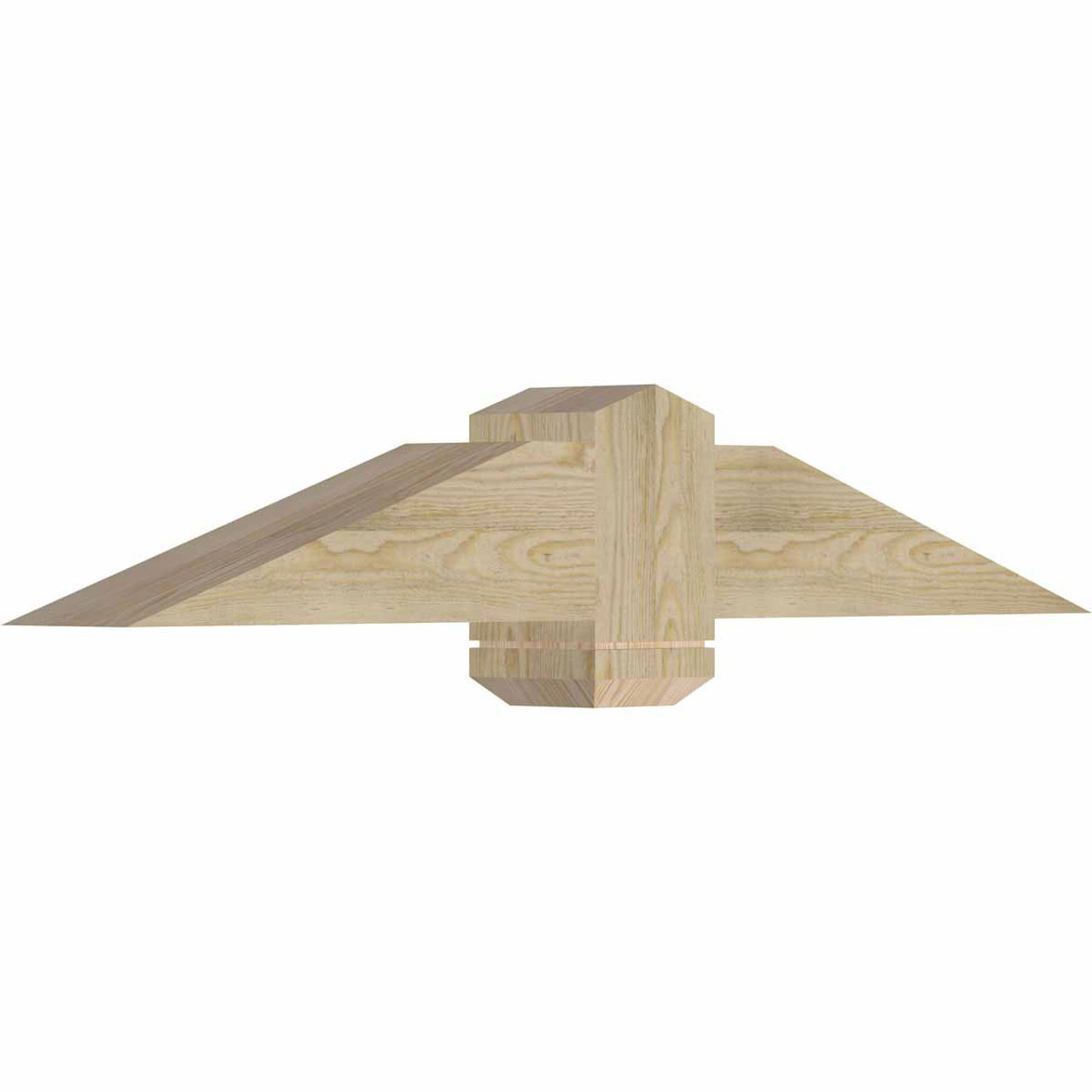 4/12 Pitch Eugene Rough Sawn Timber Gable Bracket GBW048X08X0606EUG00RDF