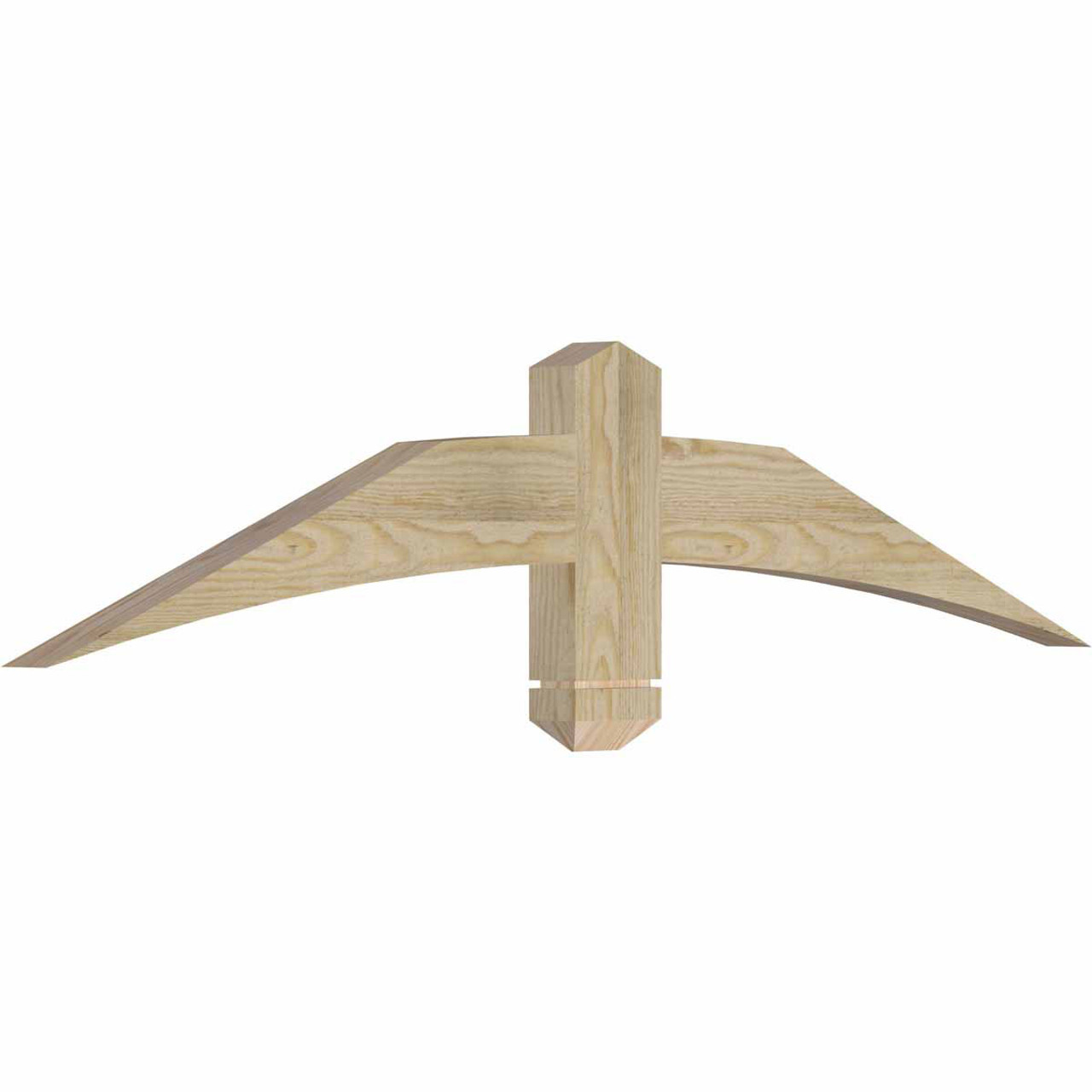 5/12 Pitch Bellingham Rough Sawn Timber Gable Bracket GBW048X10X0204BEL00RDF