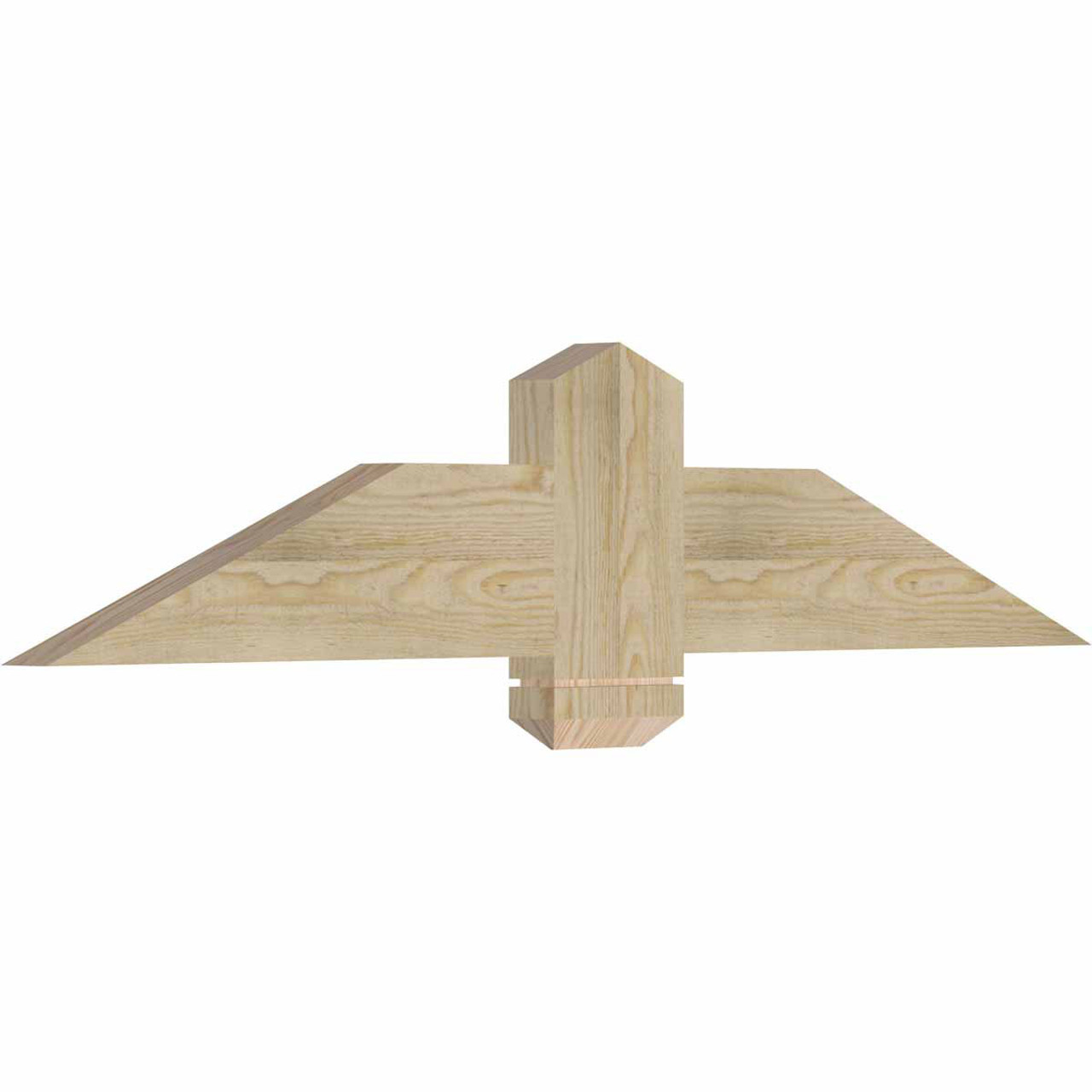 5/12 Pitch Eugene Rough Sawn Timber Gable Bracket GBW048X10X0206EUG00RDF