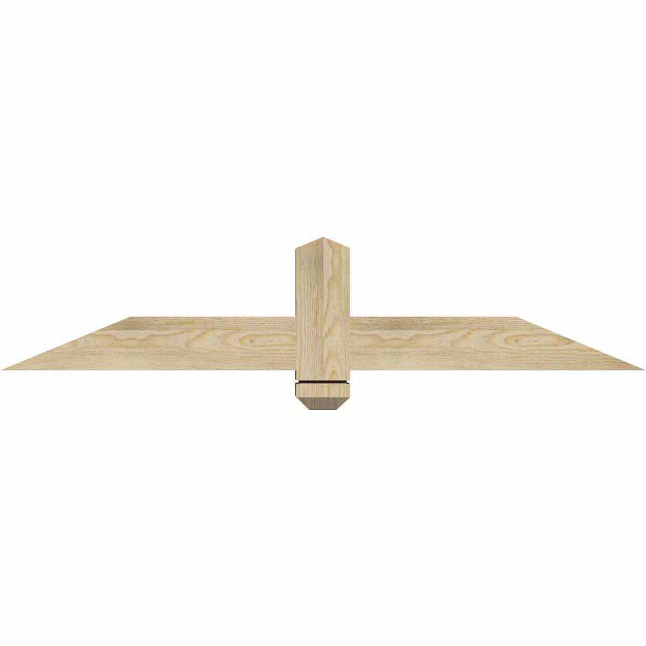 5/12 Pitch Eugene Rough Sawn Timber Gable Bracket GBW048X10X0404EUG00RDF