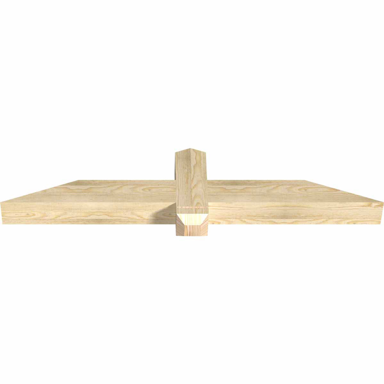 5/12 Pitch Eugene Rough Sawn Timber Gable Bracket GBW048X10X0404EUG00RDF