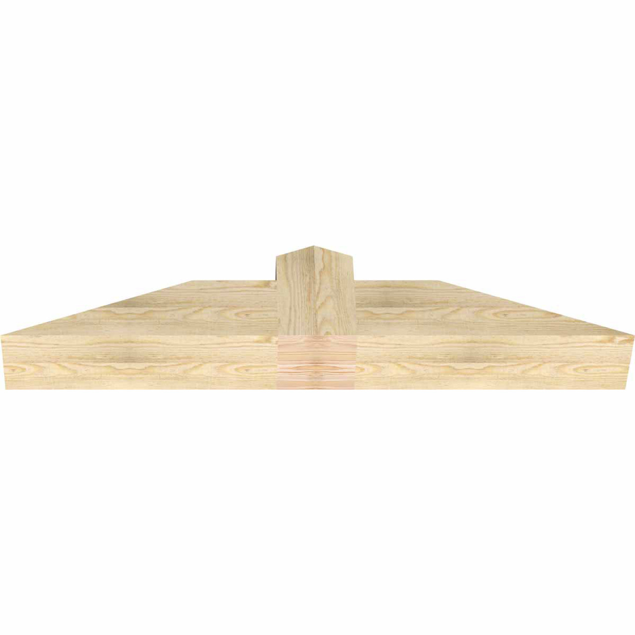 5/12 Pitch Portland Rough Sawn Timber Gable Bracket GBW048X10X0606POR00RDF