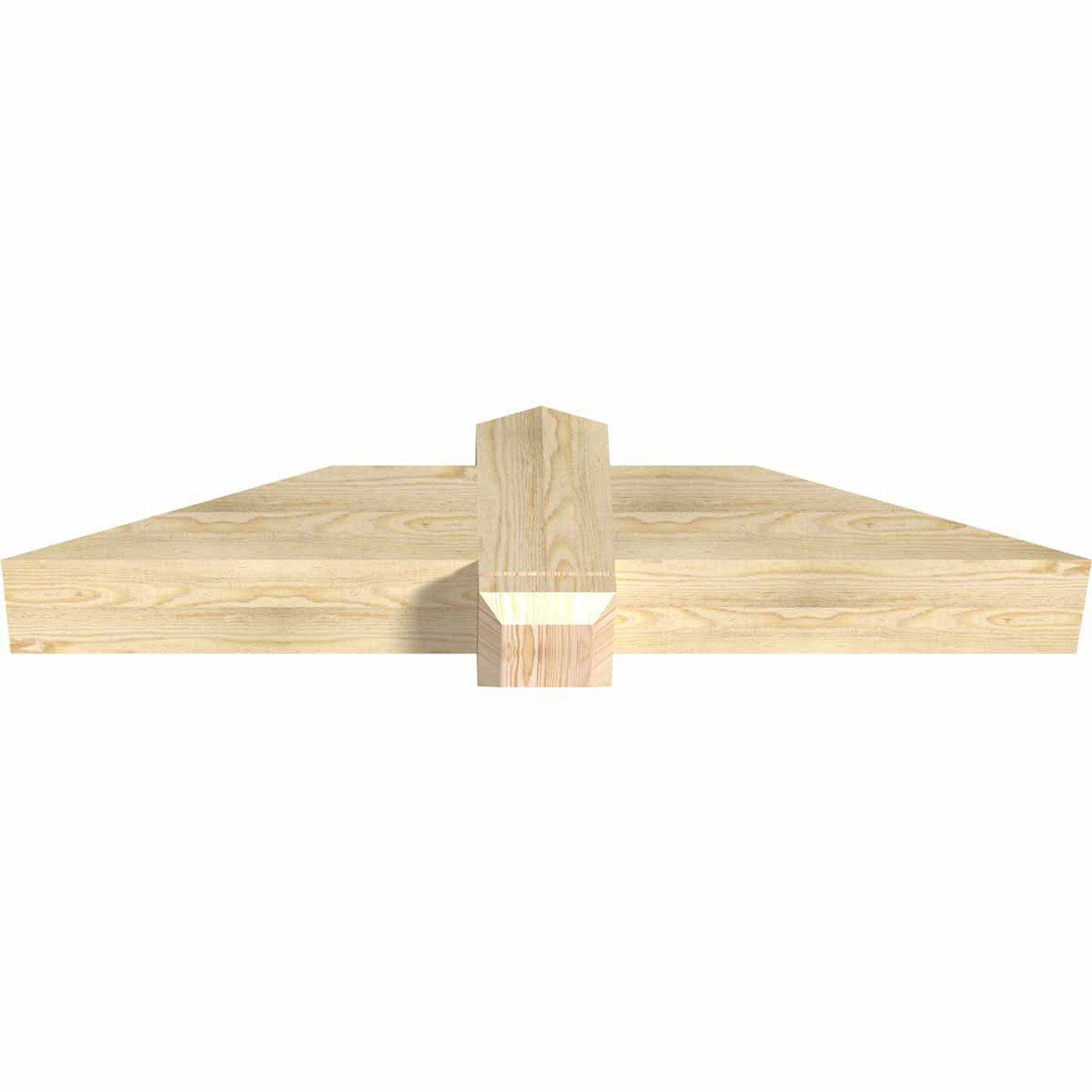 5/12 Pitch Eugene Rough Sawn Timber Gable Bracket GBW048X10X0606EUG00RDF