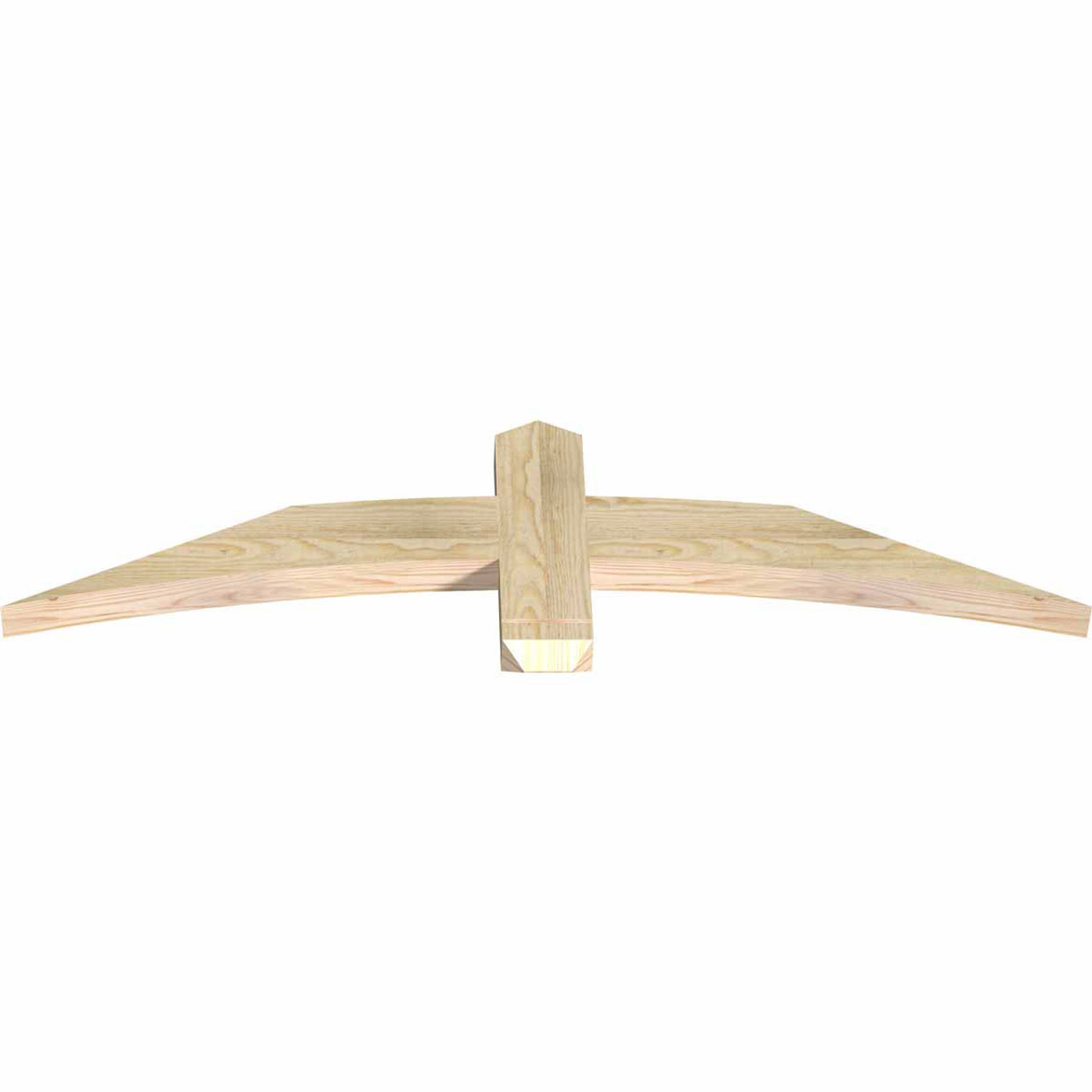 6/12 Pitch Bellingham Rough Sawn Timber Gable Bracket GBW048X12X0204BEL00RDF