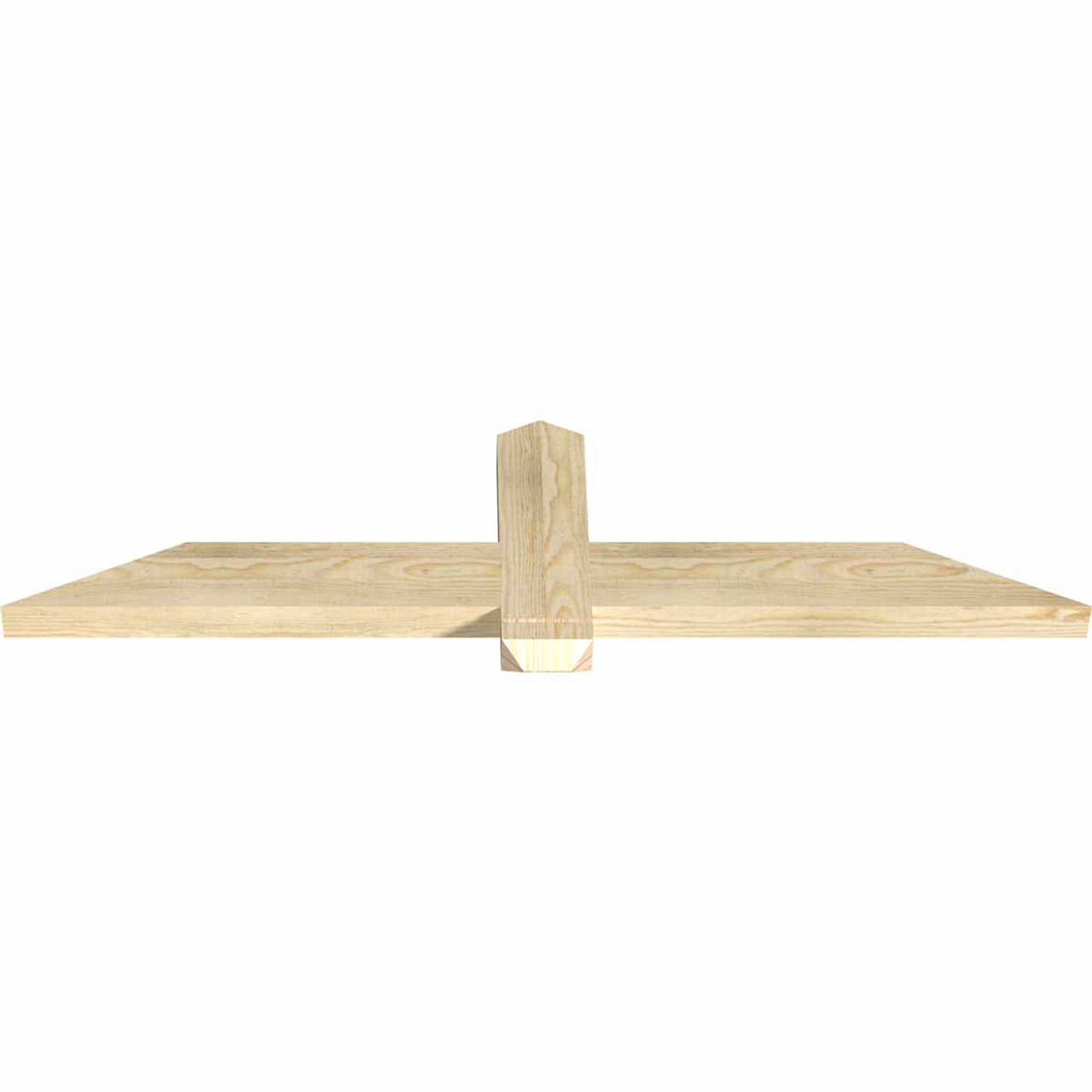 6/12 Pitch Eugene Rough Sawn Timber Gable Bracket GBW048X12X0204EUG00RDF