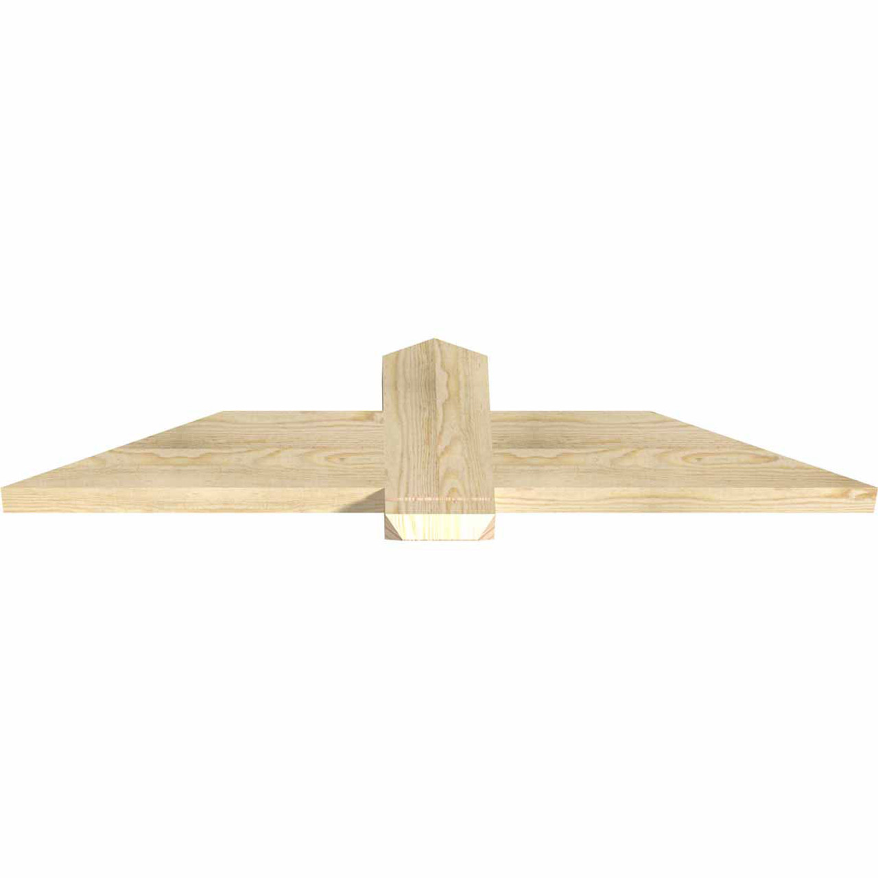 6/12 Pitch Eugene Rough Sawn Timber Gable Bracket GBW048X12X0206EUG00RDF