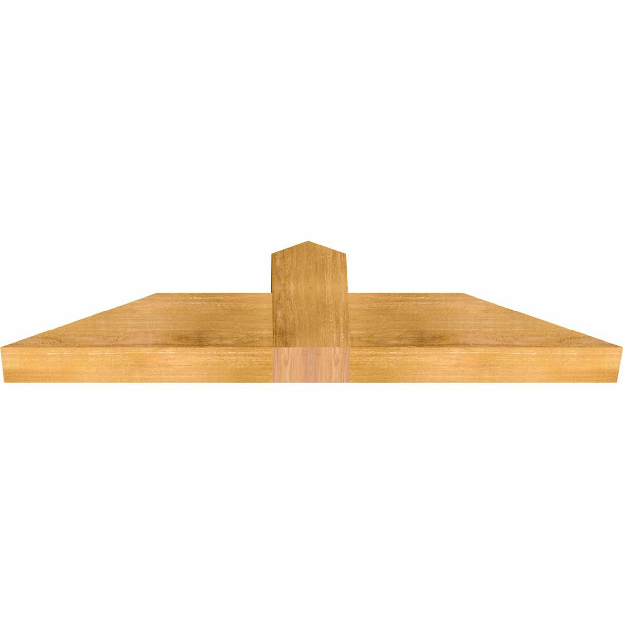 6/12 Pitch Portland Rough Sawn Timber Gable Bracket GBW048X12X0406POR00RWR