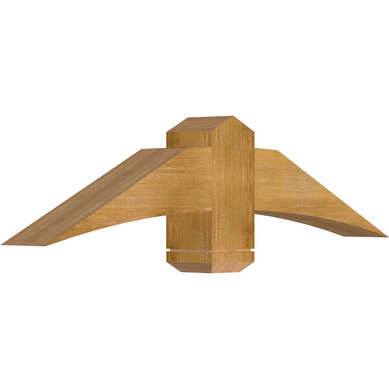 6/12 Pitch Bellingham Rough Sawn Timber Gable Bracket GBW048X12X0606BEL00RWR