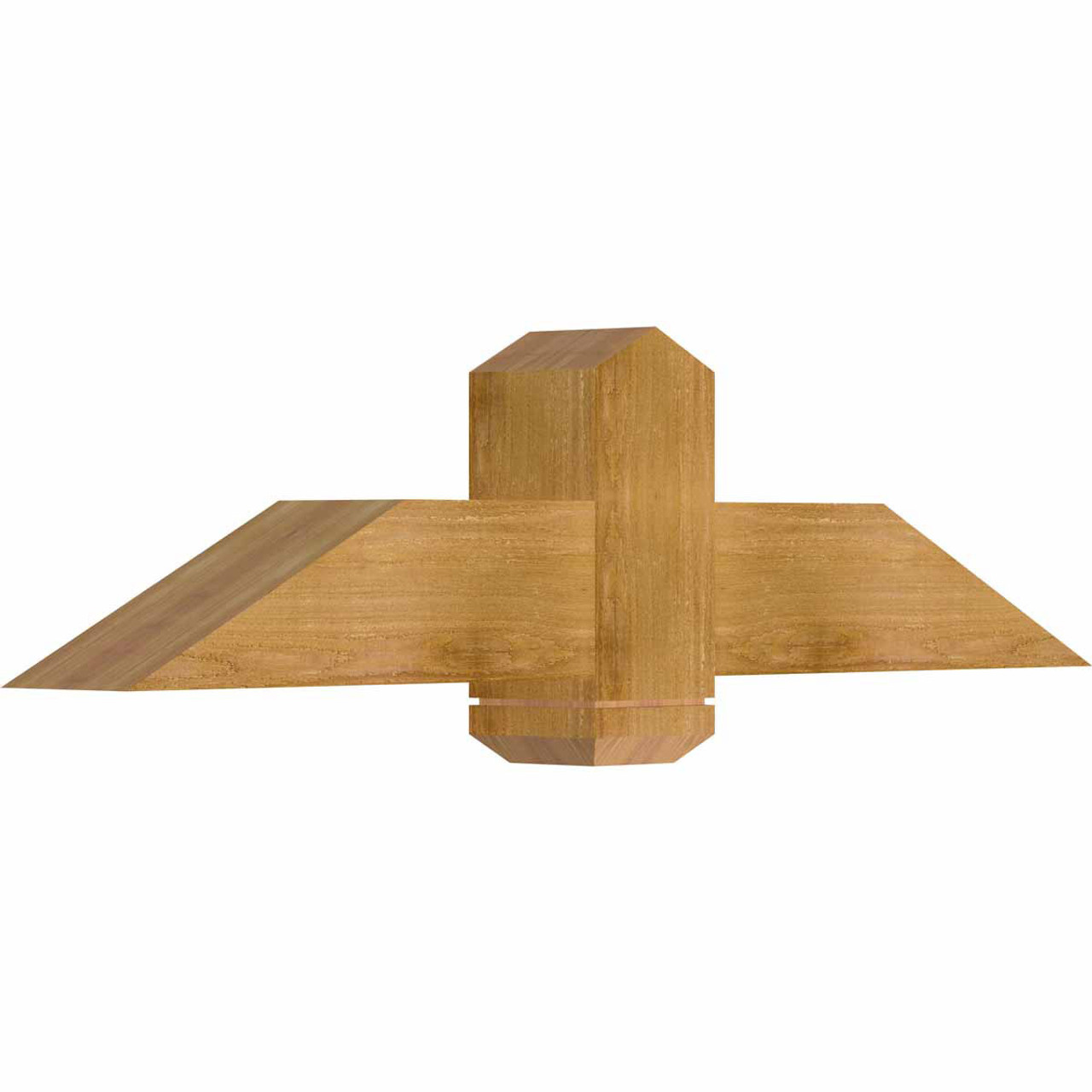 6/12 Pitch Eugene Rough Sawn Timber Gable Bracket GBW048X12X0606EUG00RWR