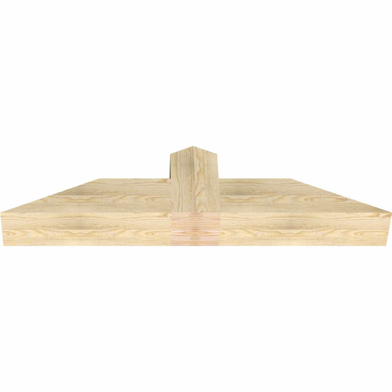 6/12 Pitch Portland Rough Sawn Timber Gable Bracket GBW048X12X0606POR00RDF