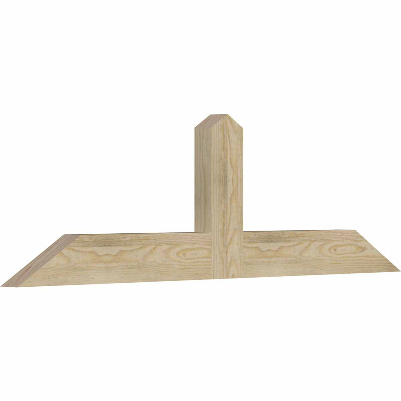 7/12 Pitch Portland Rough Sawn Timber Gable Bracket GBW048X14X0204POR00RDF