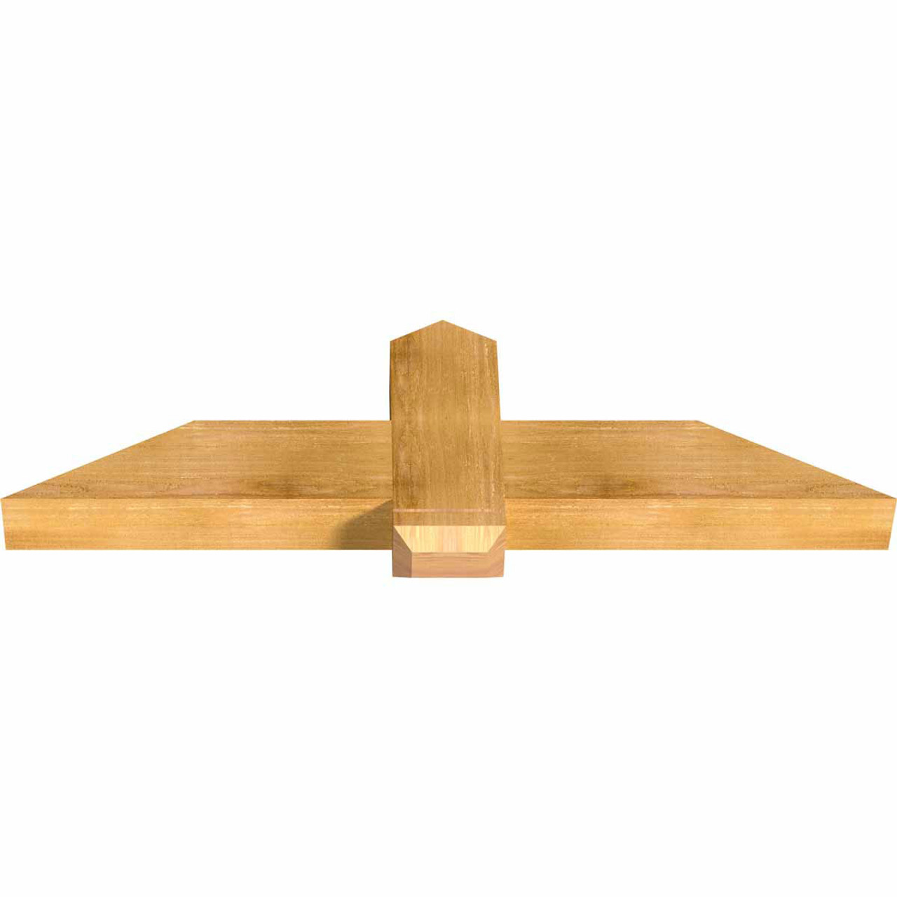 7/12 Pitch Eugene Rough Sawn Timber Gable Bracket GBW048X14X0406EUG00RWR