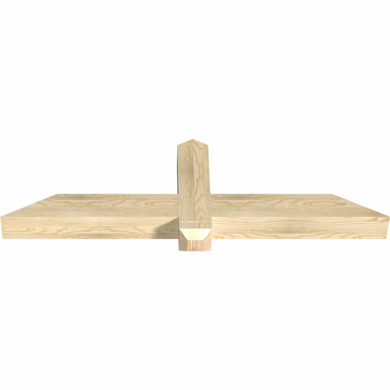 7/12 Pitch Eugene Rough Sawn Timber Gable Bracket GBW048X14X0404EUG00RDF