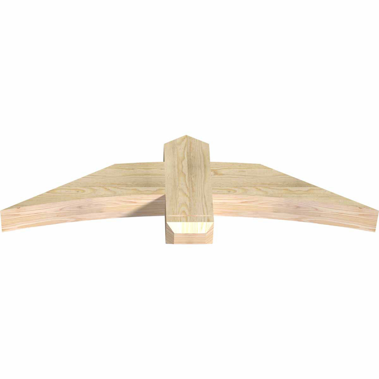 7/12 Pitch Bellingham Rough Sawn Timber Gable Bracket GBW048X14X0406BEL00RDF