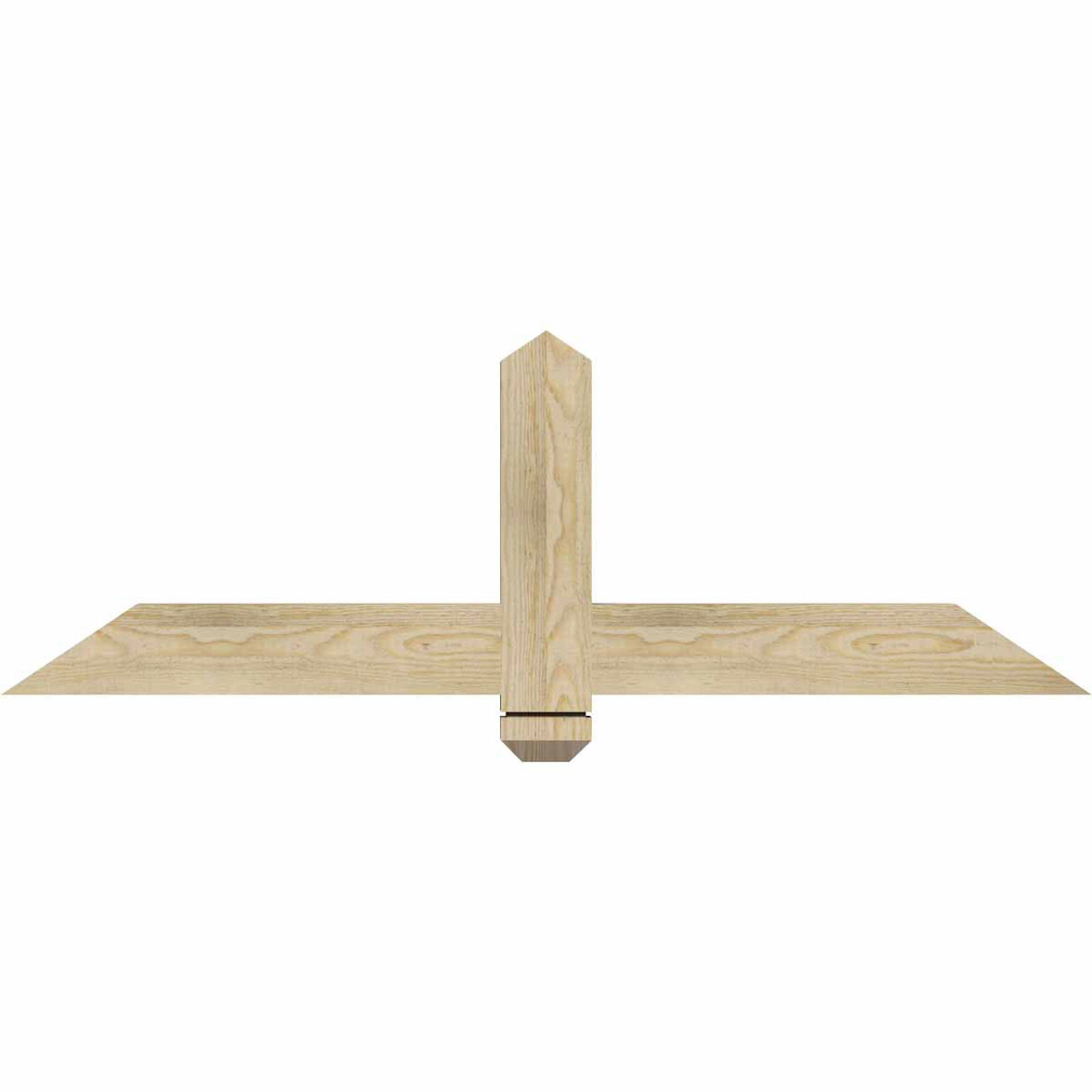 8/12 Pitch Eugene Rough Sawn Timber Gable Bracket GBW048X16X0204EUG00RDF