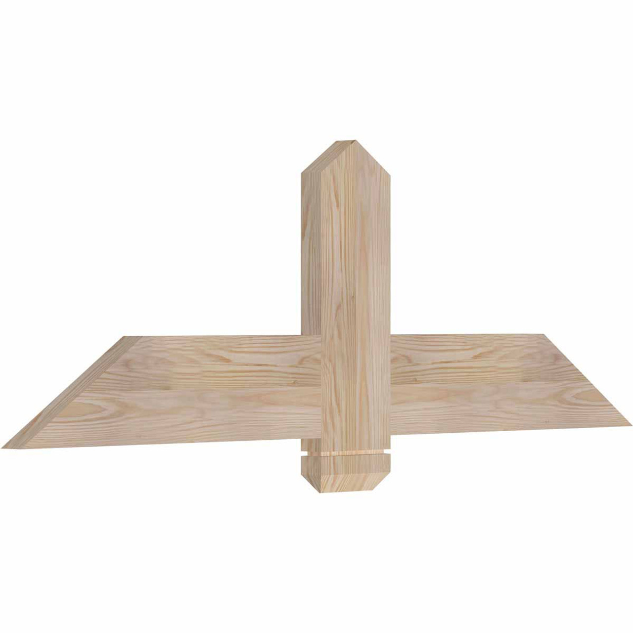 8/12 Pitch Eugene Smooth Timber Gable Bracket GBW048X16X0206EUG00SDF