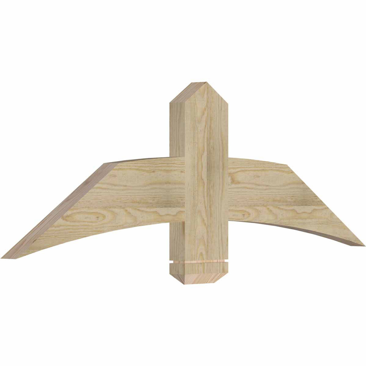 8/12 Pitch Bellingham Rough Sawn Timber Gable Bracket GBW048X16X0206BEL00RDF