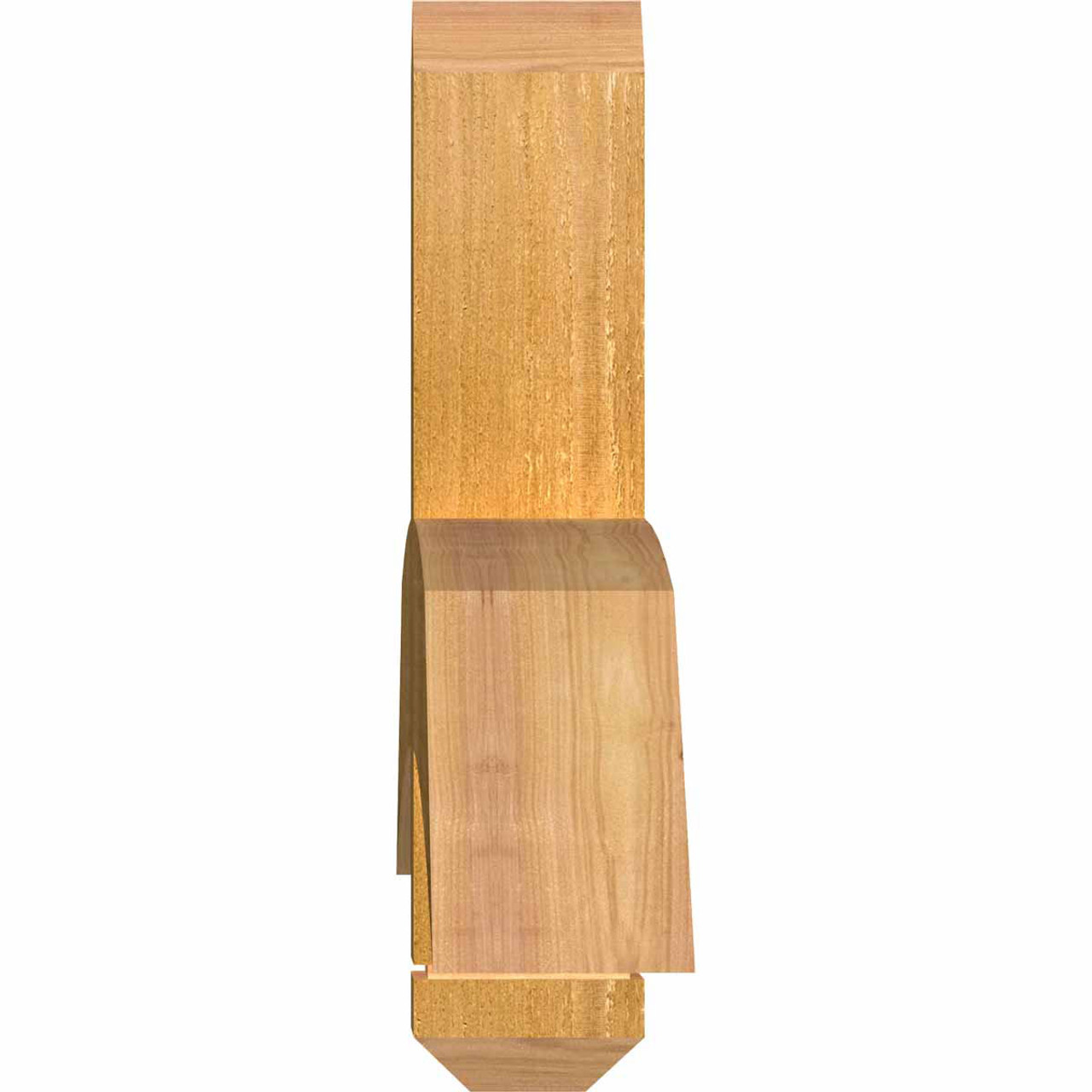 8/12 Pitch Bellingham Rough Sawn Timber Gable Bracket GBW048X16X0404BEL00RWR