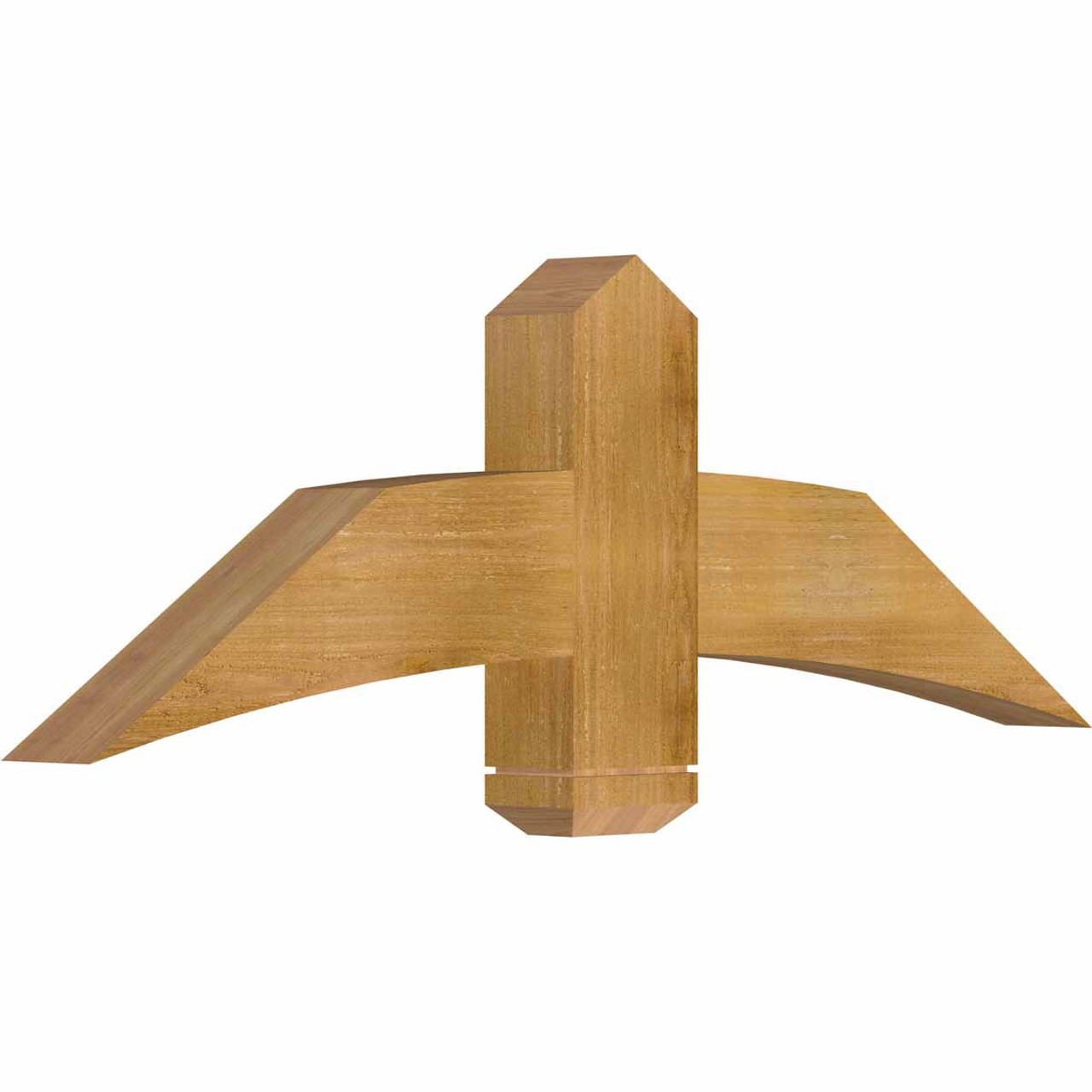 8/12 Pitch Bellingham Rough Sawn Timber Gable Bracket GBW048X16X0406BEL00RWR