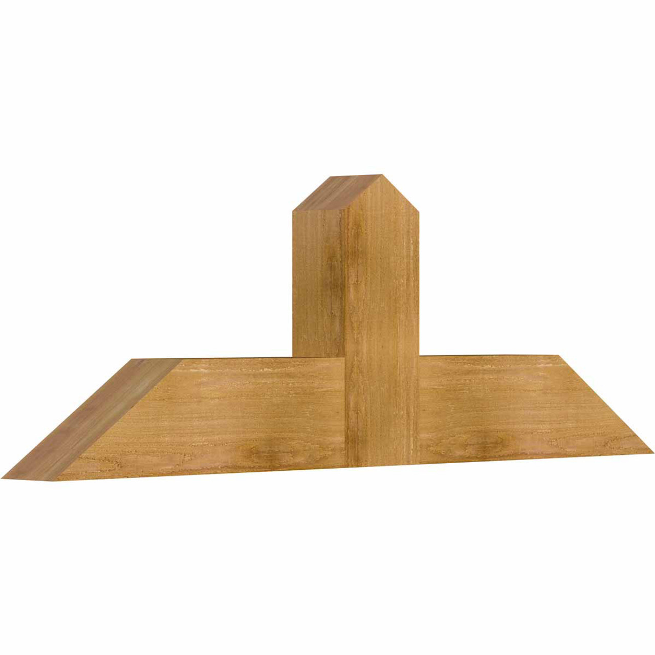 8/12 Pitch Portland Rough Sawn Timber Gable Bracket GBW048X16X0406POR00RWR