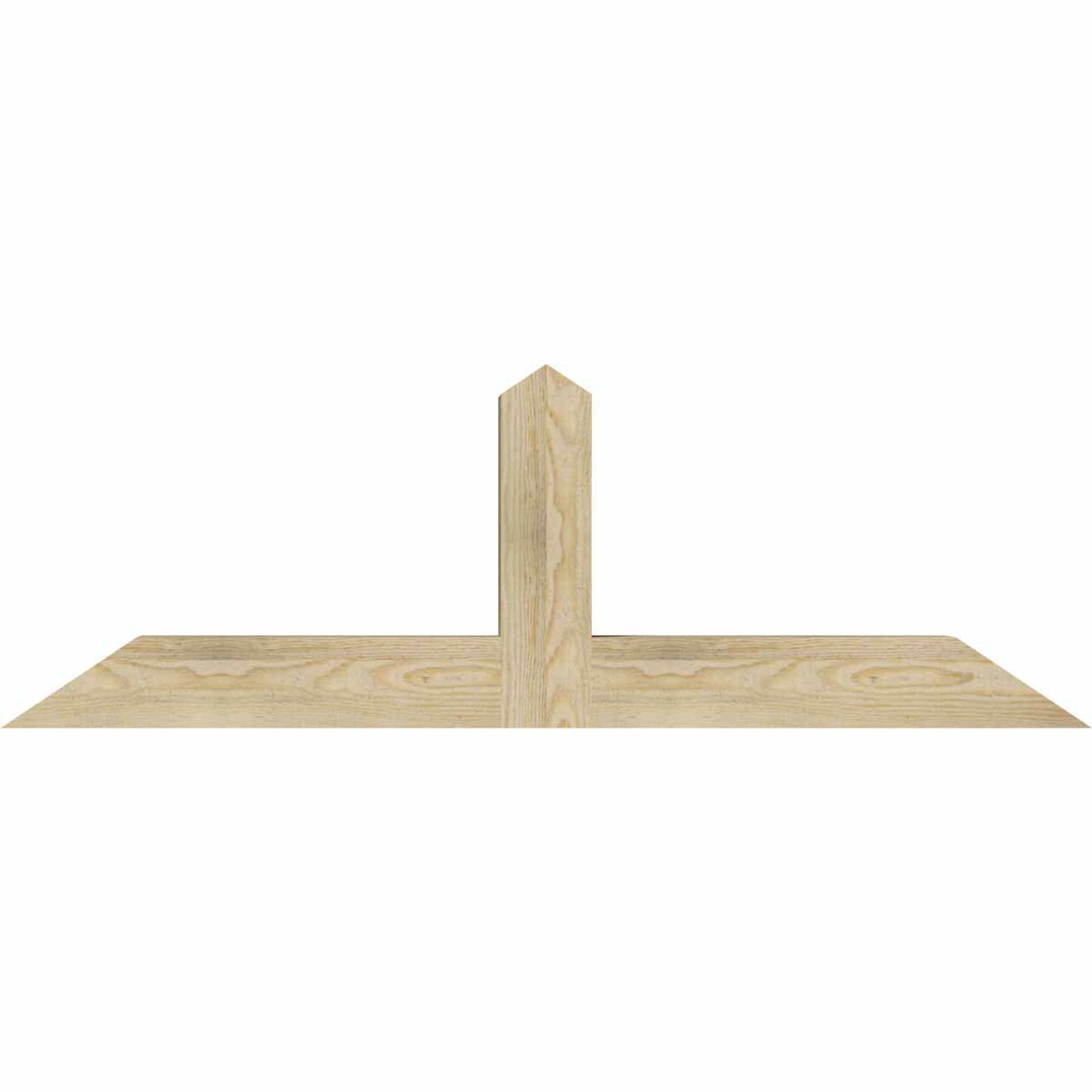 8/12 Pitch Portland Rough Sawn Timber Gable Bracket GBW048X16X0404POR00RDF