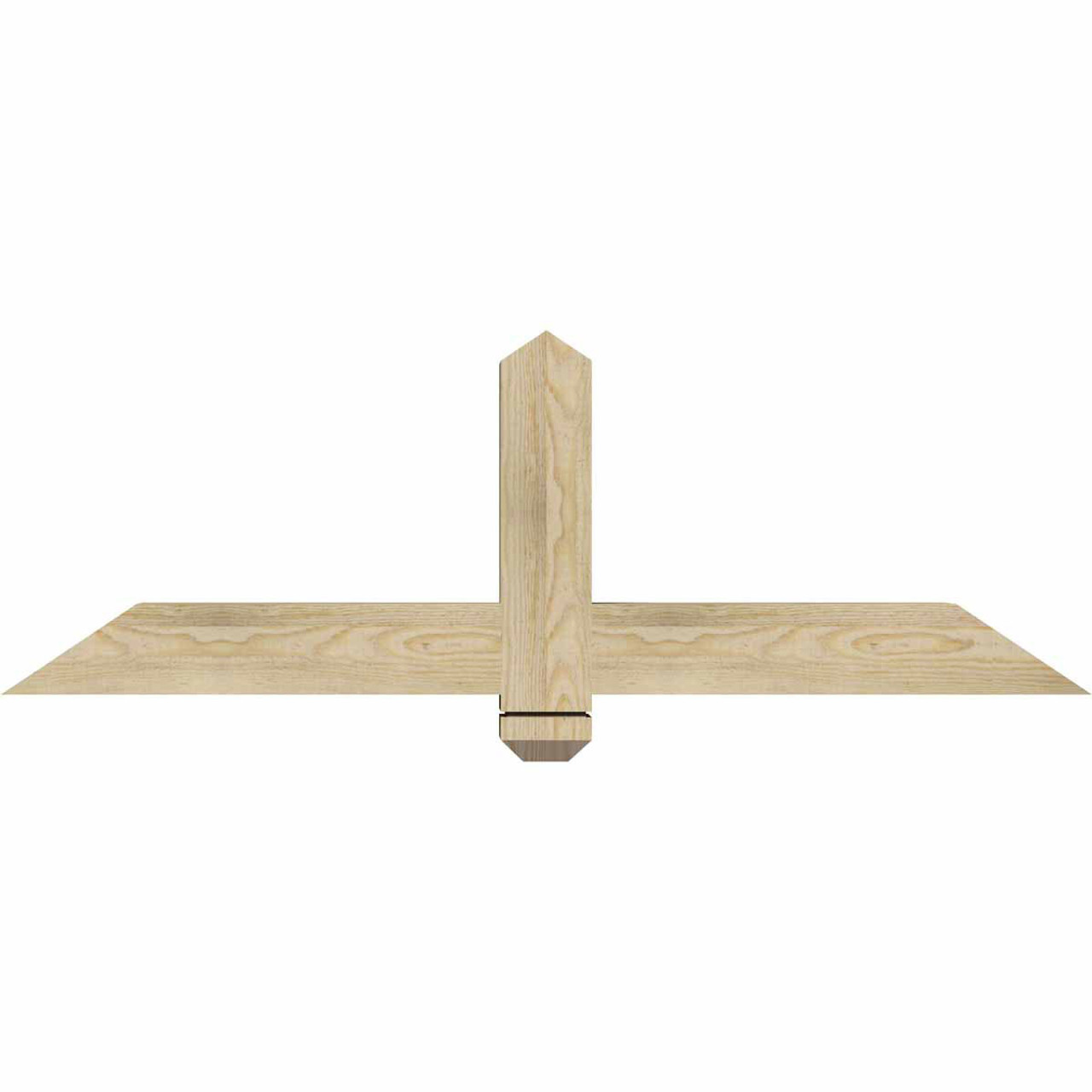 8/12 Pitch Eugene Rough Sawn Timber Gable Bracket GBW048X16X0404EUG00RDF