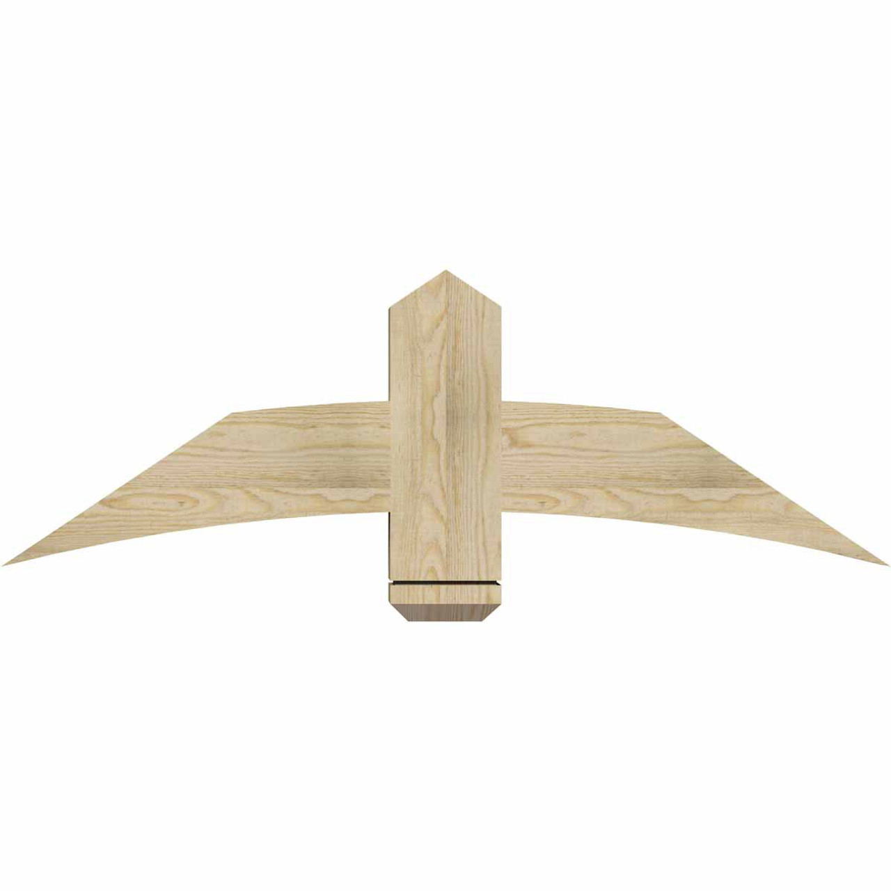 8/12 Pitch Bellingham Rough Sawn Timber Gable Bracket GBW048X16X0406BEL00RDF