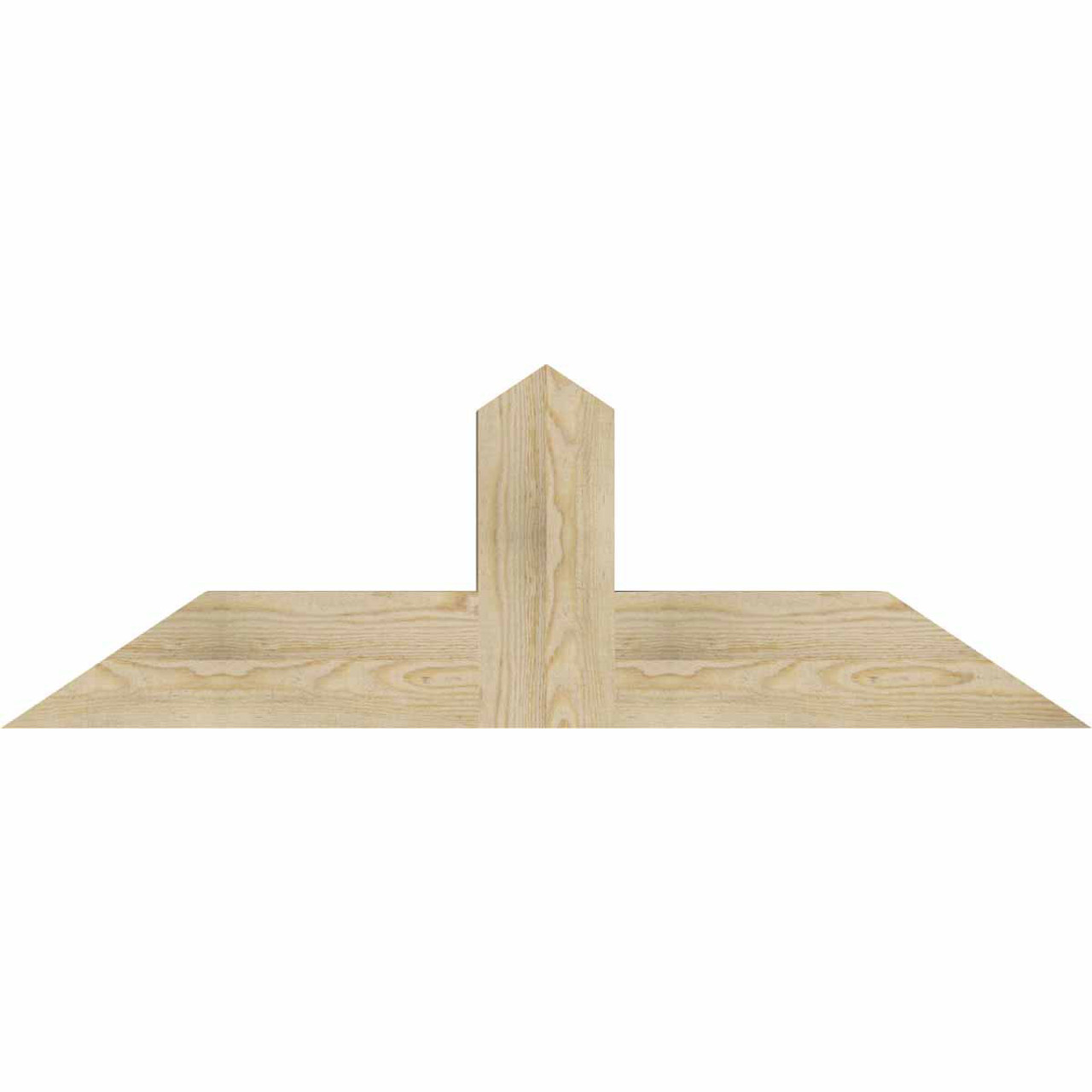 8/12 Pitch Portland Rough Sawn Timber Gable Bracket GBW048X16X0406POR00RDF