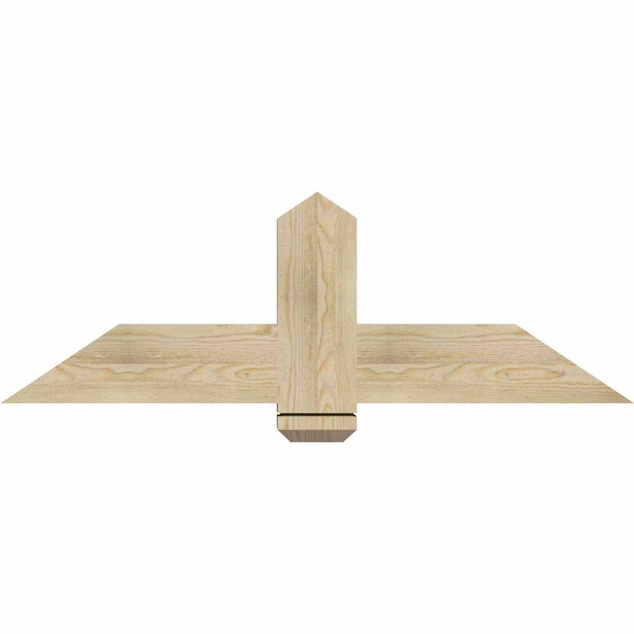 8/12 Pitch Eugene Rough Sawn Timber Gable Bracket GBW048X16X0406EUG00RDF