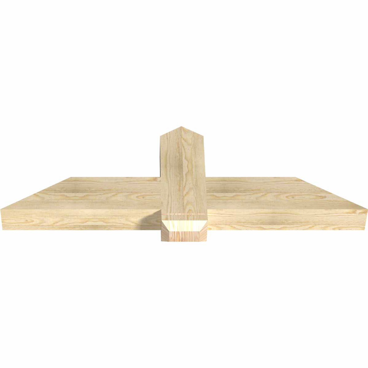 8/12 Pitch Eugene Rough Sawn Timber Gable Bracket GBW048X16X0406EUG00RDF