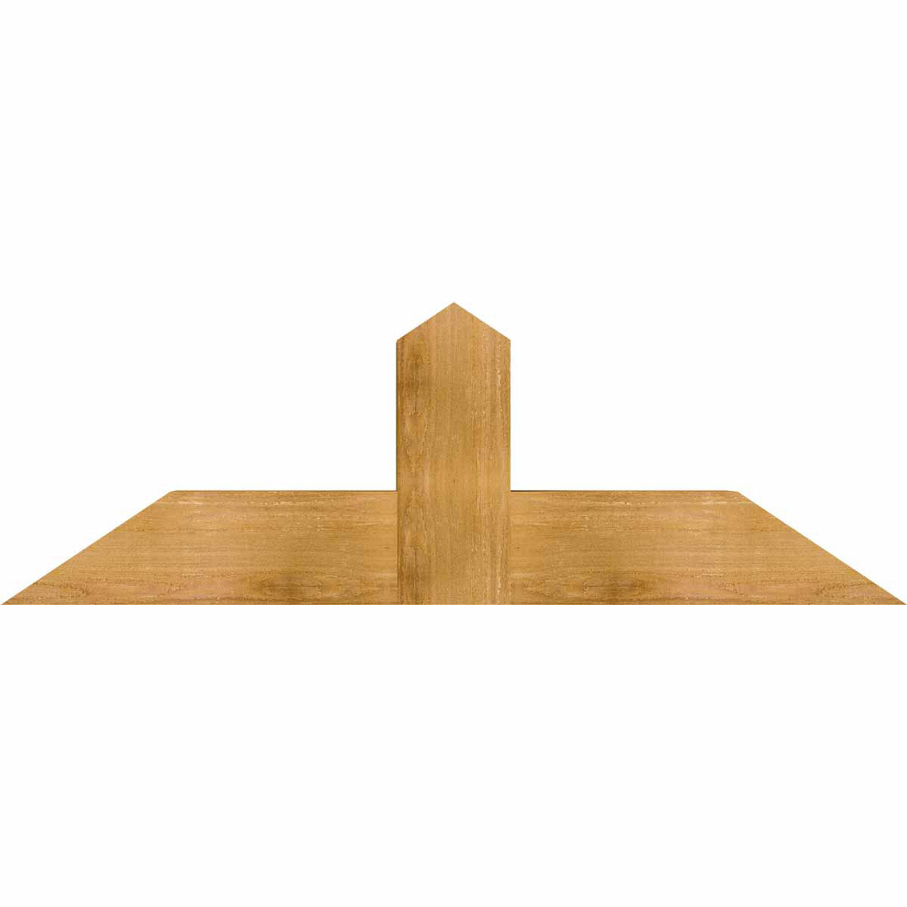 8/12 Pitch Portland Rough Sawn Timber Gable Bracket GBW048X16X0606POR00RWR