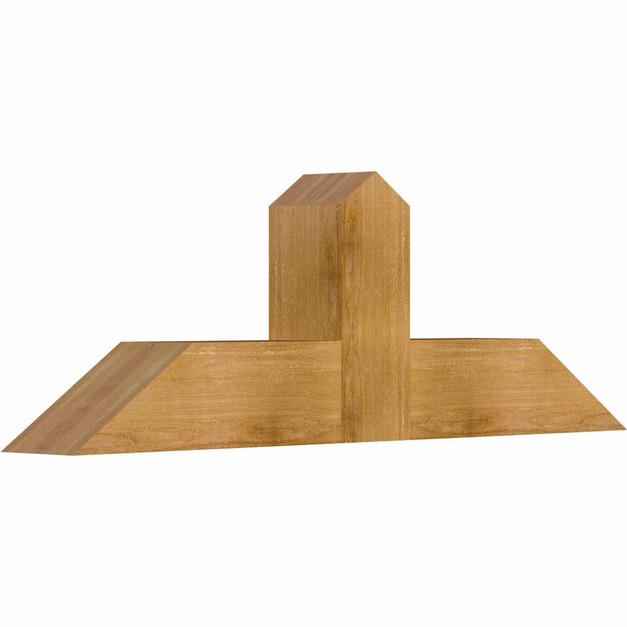 8/12 Pitch Portland Rough Sawn Timber Gable Bracket GBW048X16X0606POR00RWR