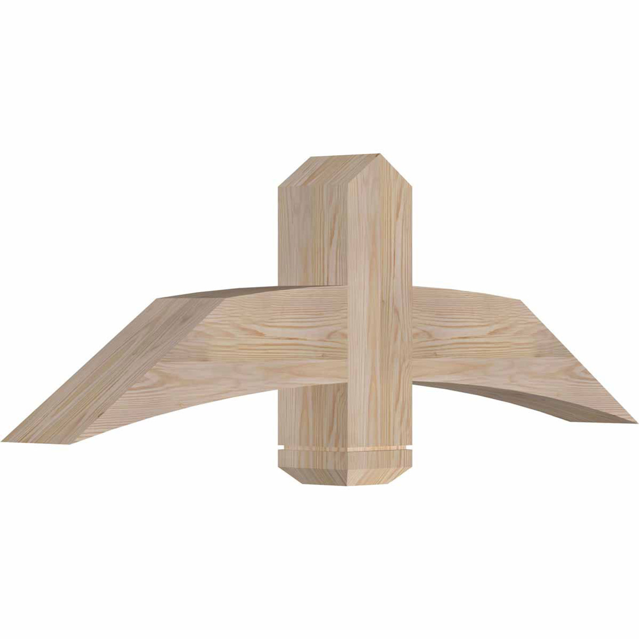 8/12 Pitch Bellingham Smooth Timber Gable Bracket GBW048X16X0606BEL00SDF