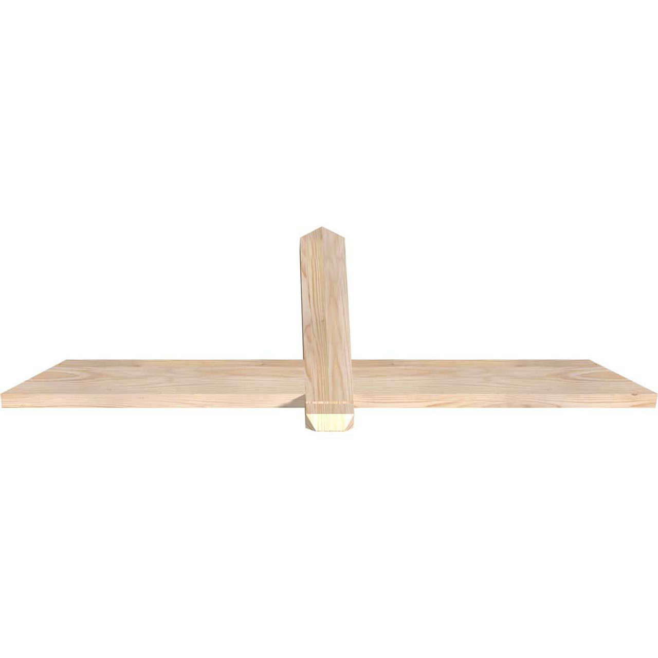 9/12 Pitch Eugene Smooth Timber Gable Bracket GBW048X18X0204EUG00SDF