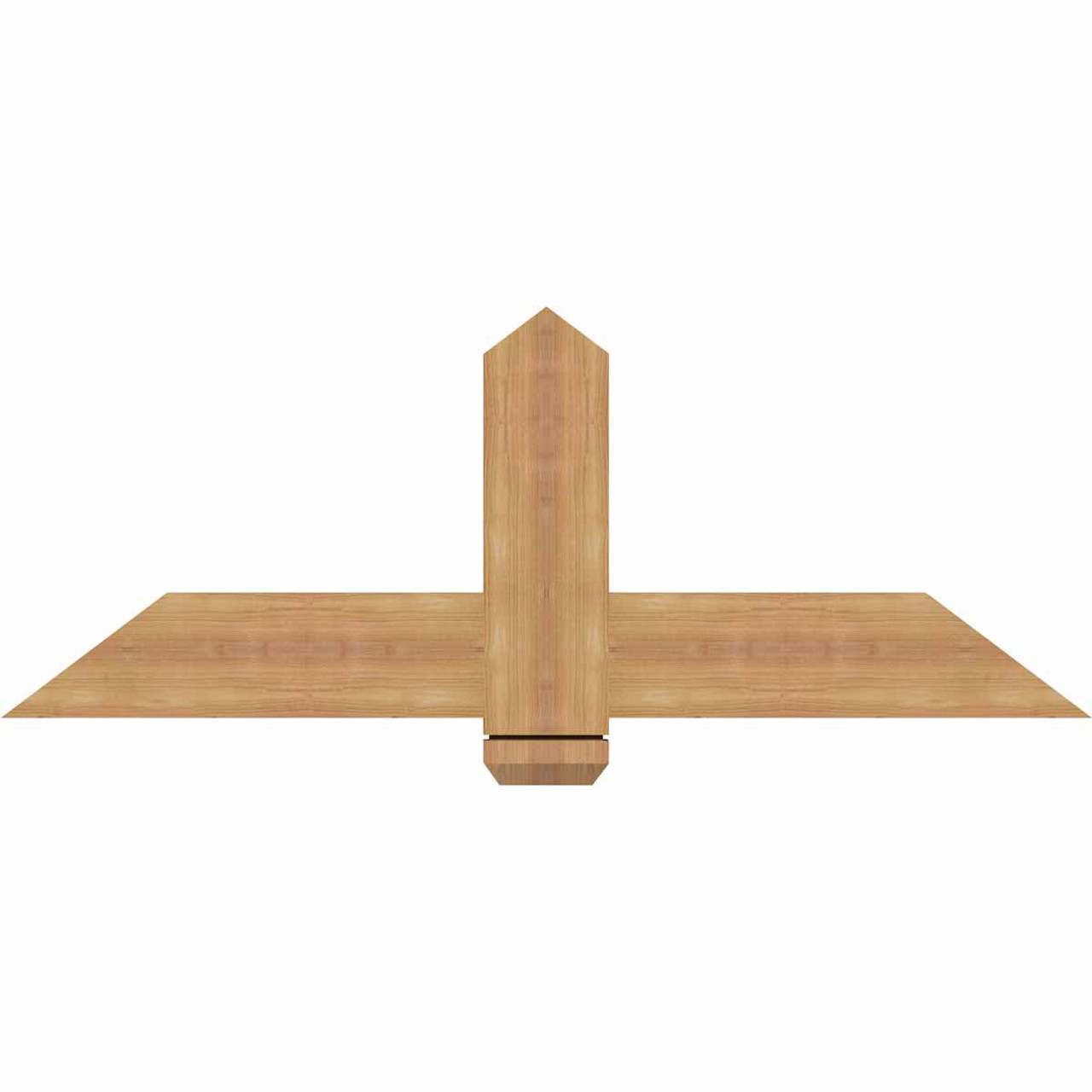 9/12 Pitch Eugene Smooth Timber Gable Bracket GBW048X18X0206EUG00SWR