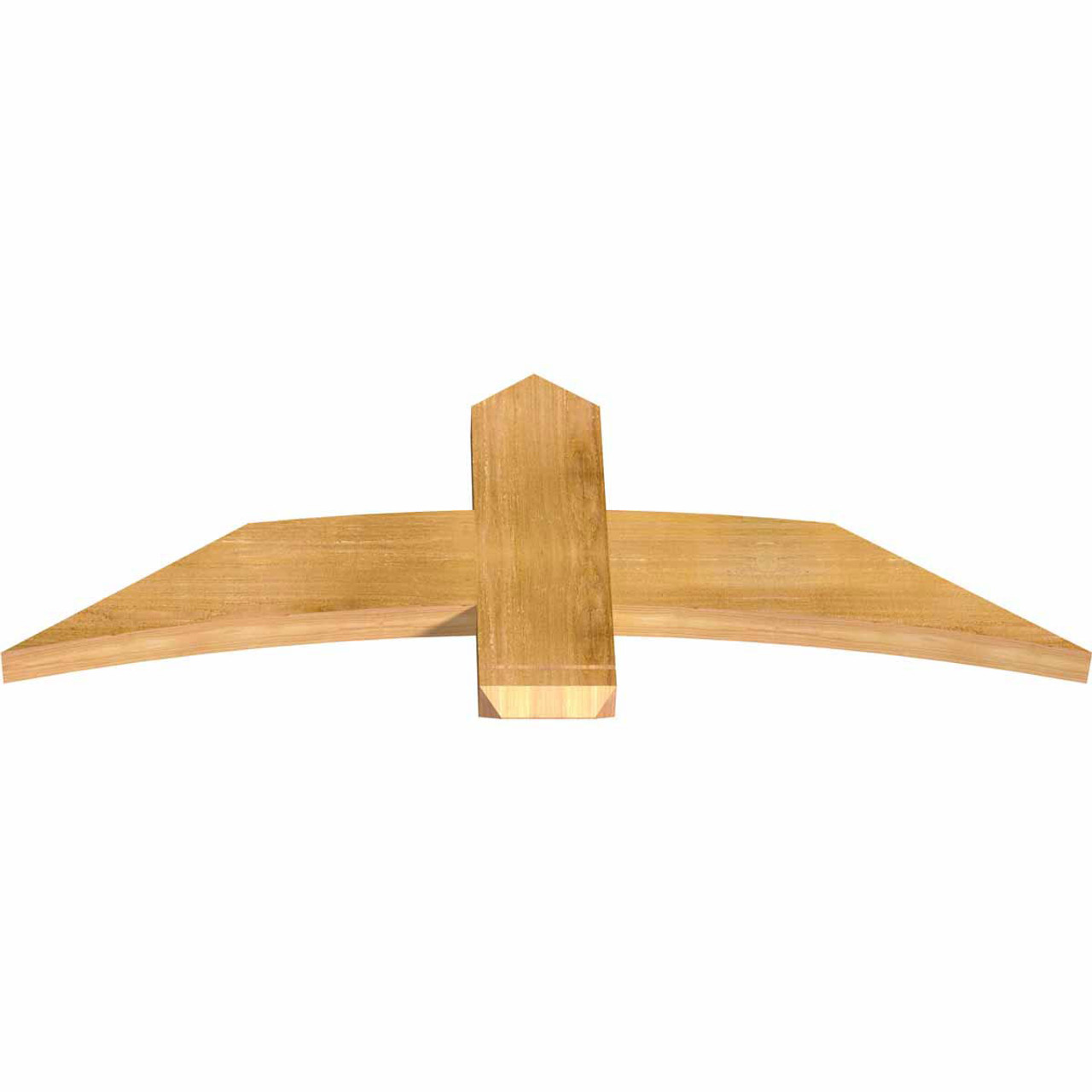 9/12 Pitch Bellingham Rough Sawn Timber Gable Bracket GBW048X18X0206BEL00RWR