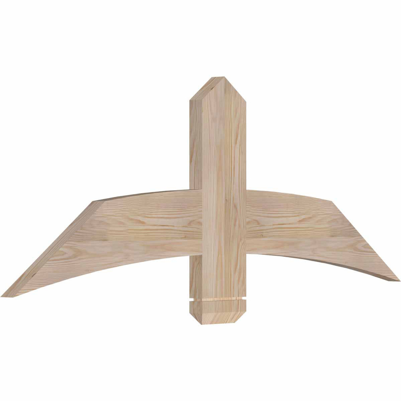 9/12 Pitch Bellingham Smooth Timber Gable Bracket GBW048X18X0206BEL00SDF