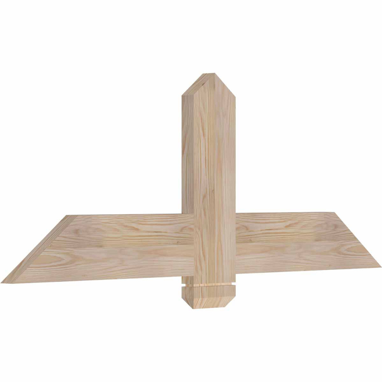 9/12 Pitch Eugene Smooth Timber Gable Bracket GBW048X18X0206EUG00SDF