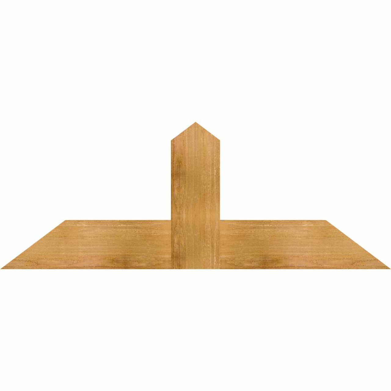 9/12 Pitch Portland Rough Sawn Timber Gable Bracket GBW048X18X0206POR00RWR