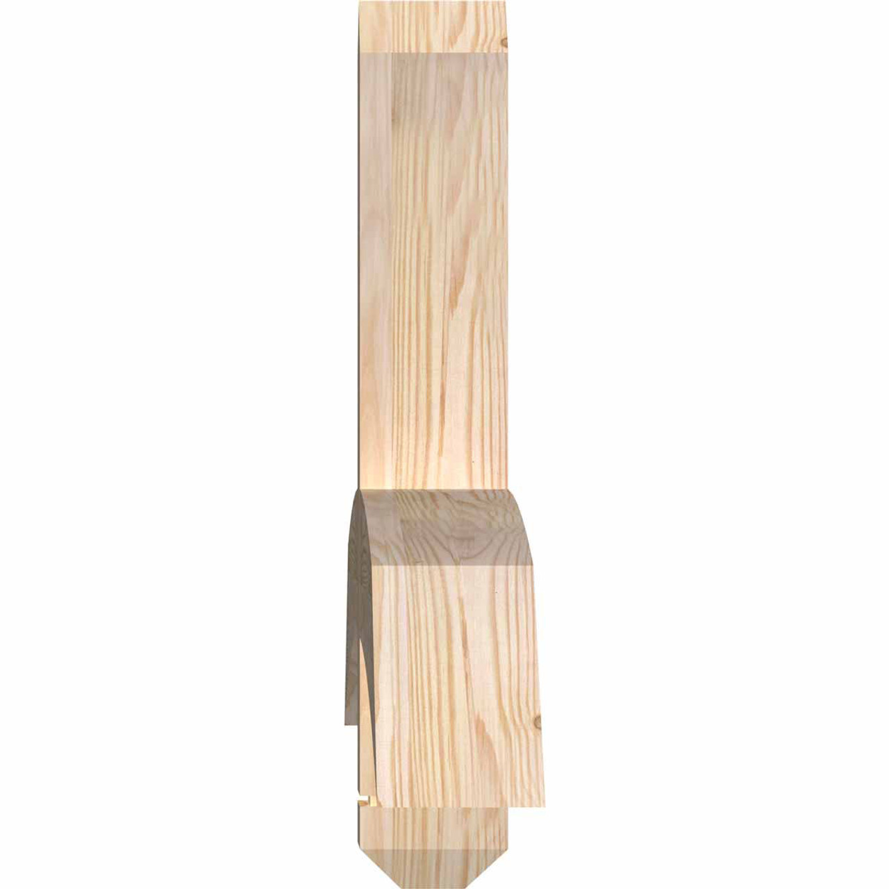 9/12 Pitch Bellingham Smooth Timber Gable Bracket GBW048X18X0404BEL00SDF