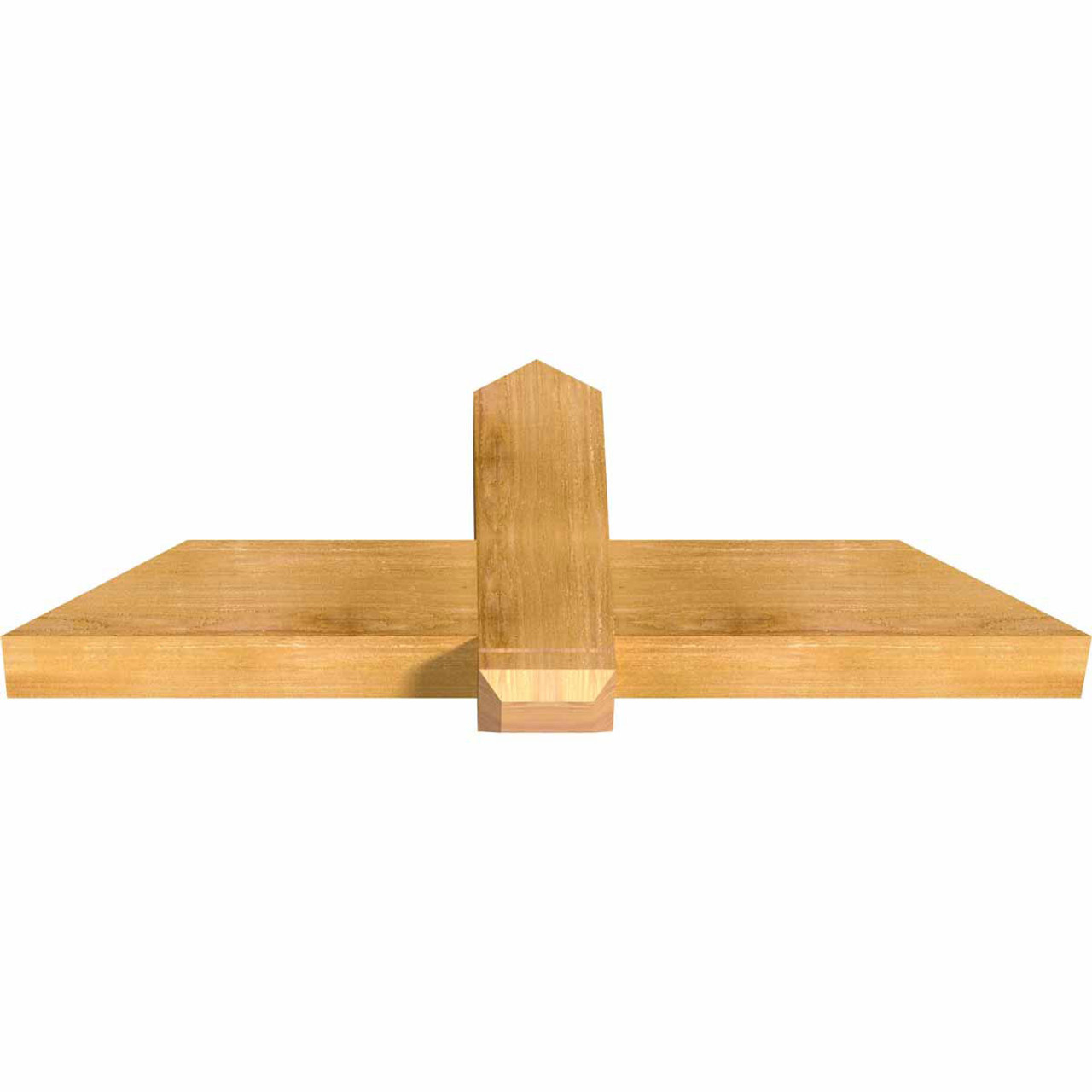 9/12 Pitch Eugene Rough Sawn Timber Gable Bracket GBW048X18X0406EUG00RWR