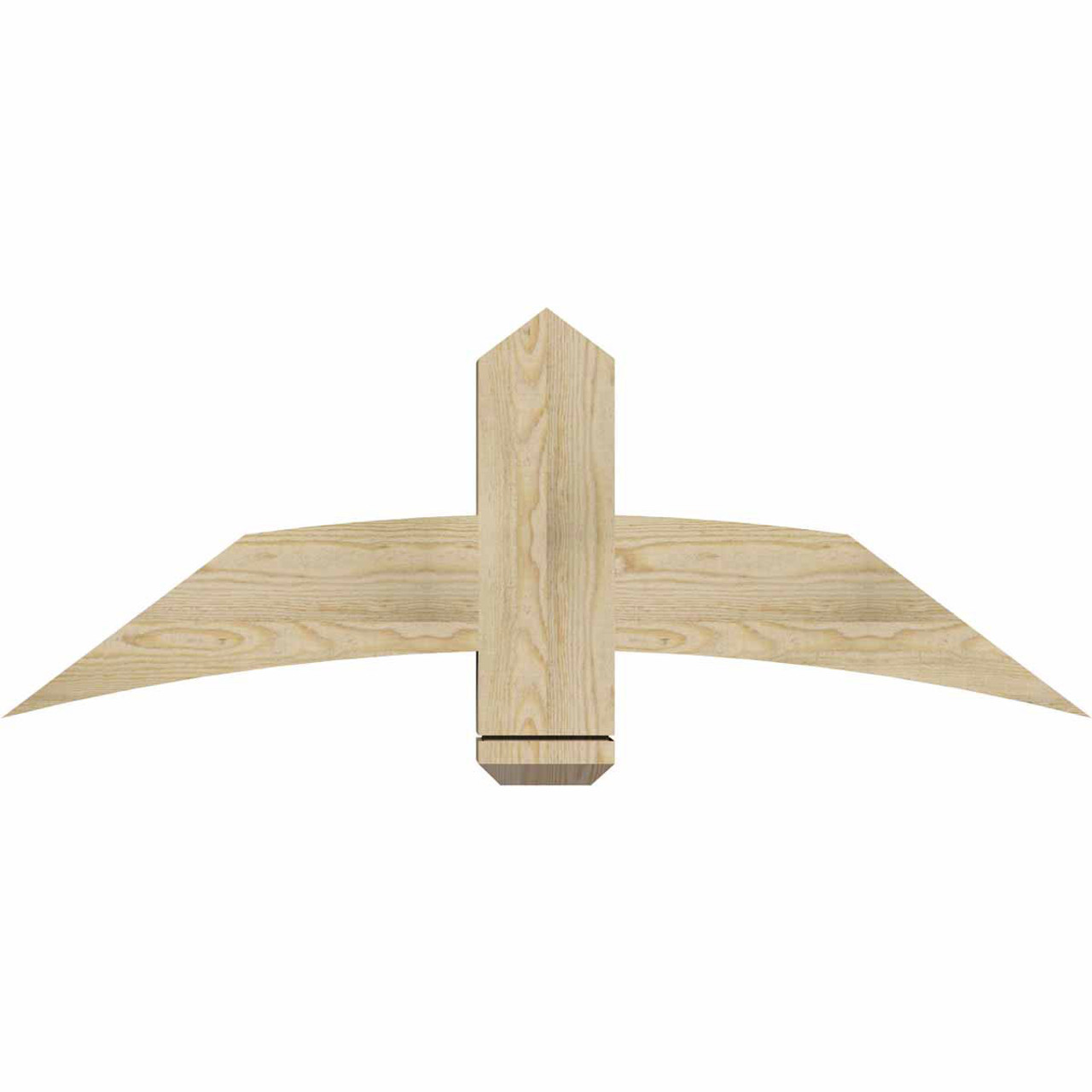 9/12 Pitch Bellingham Rough Sawn Timber Gable Bracket GBW048X18X0406BEL00RDF