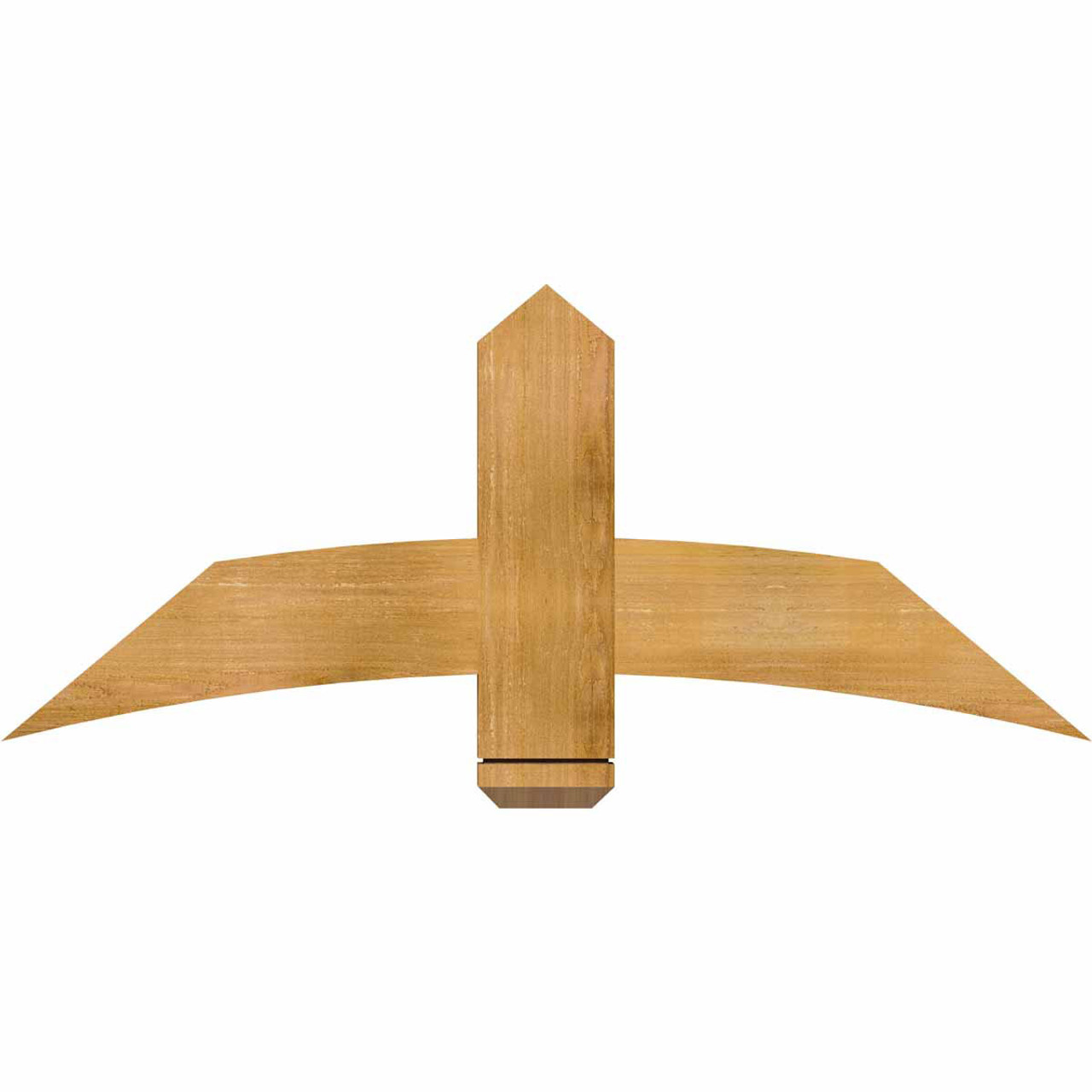 10/12 Pitch Bellingham Rough Sawn Timber Gable Bracket GBW048X20X0206BEL00RWR