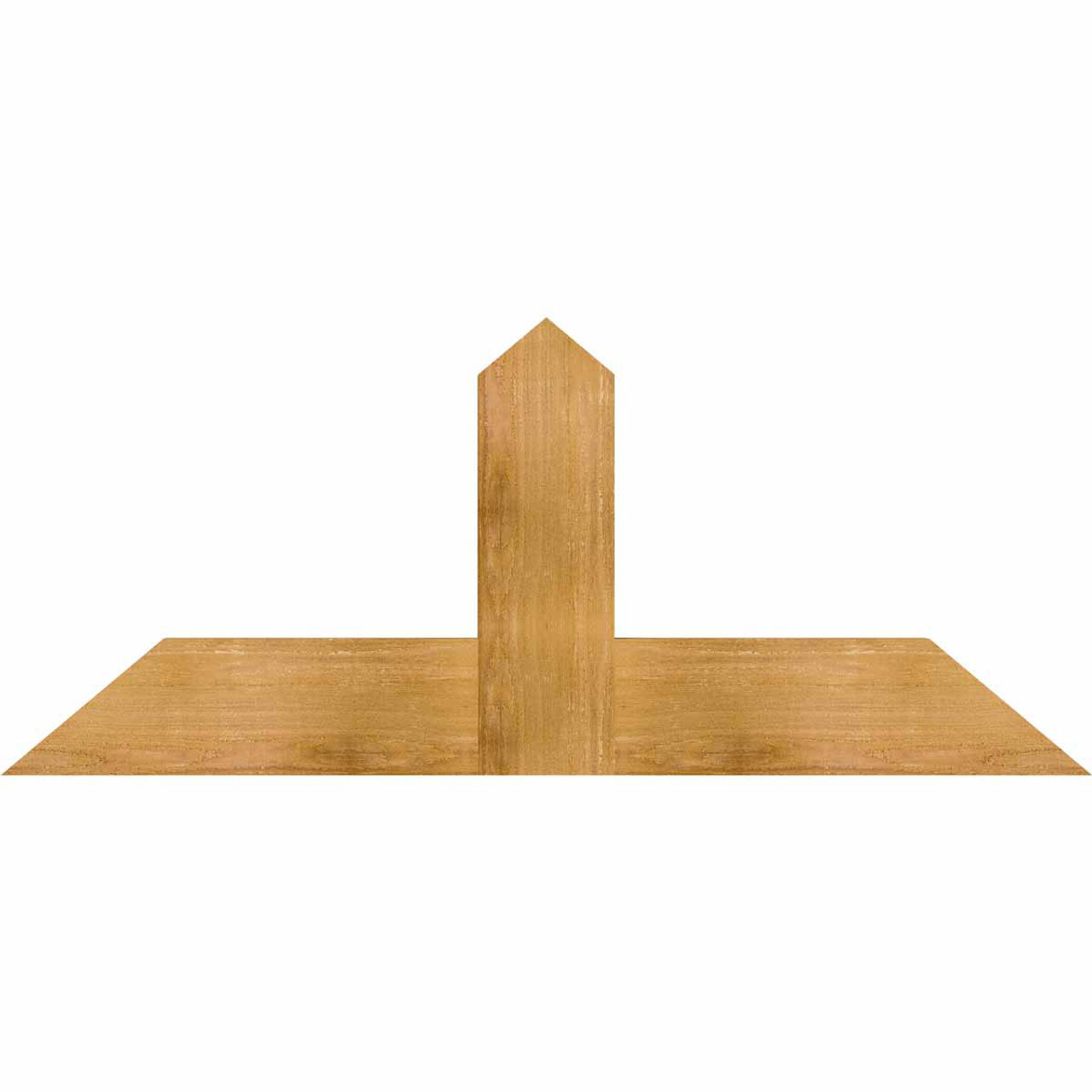 10/12 Pitch Portland Rough Sawn Timber Gable Bracket GBW048X20X0206POR00RWR