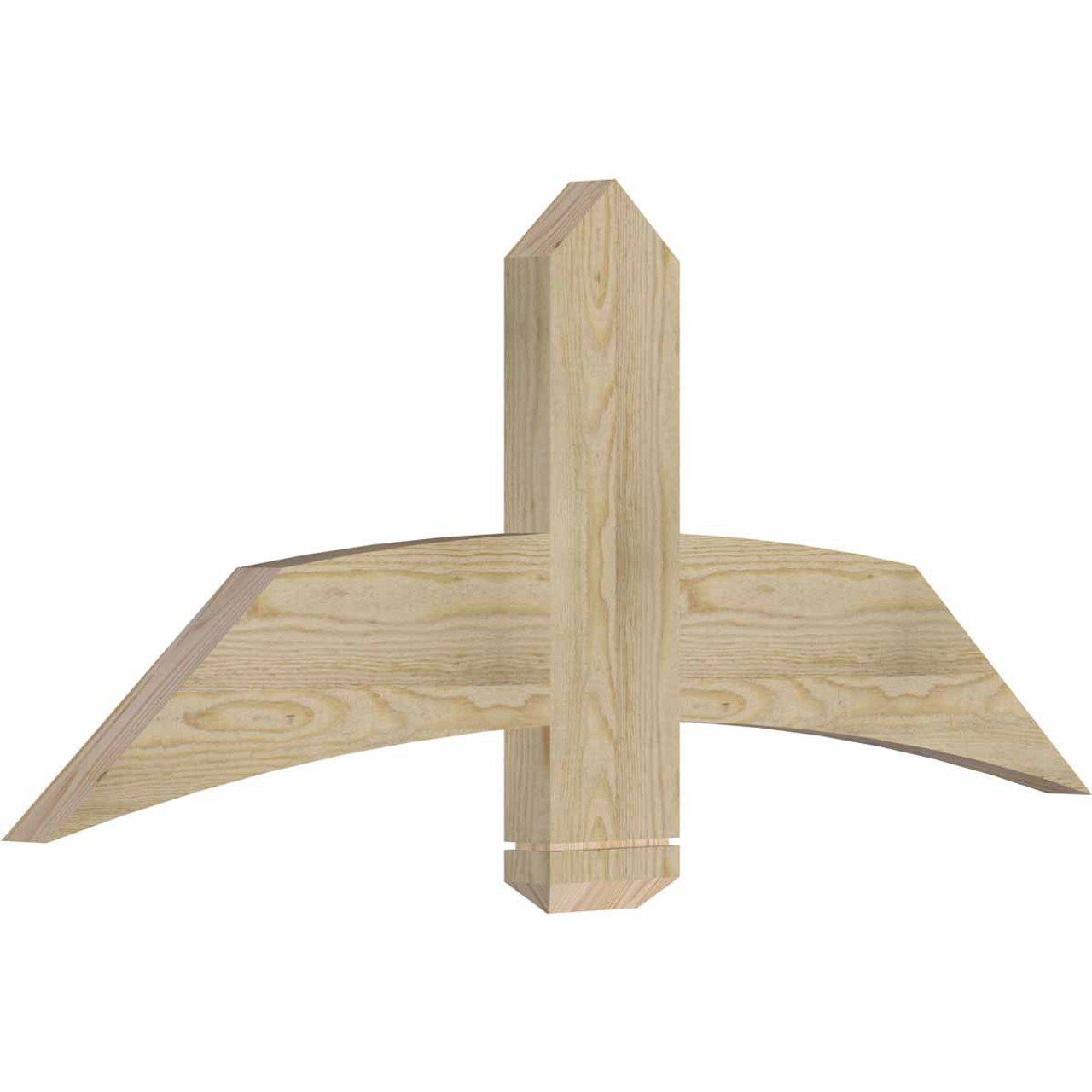 10/12 Pitch Bellingham Rough Sawn Timber Gable Bracket GBW048X20X0206BEL00RDF